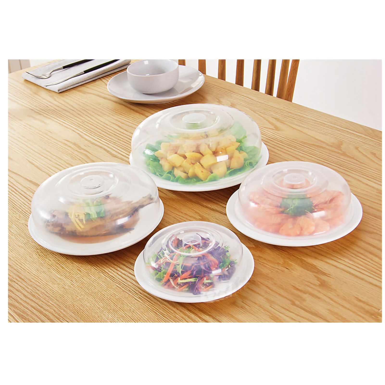 Microwave Cover Transparency PP Material Food Protection Grab Design Safe view 10