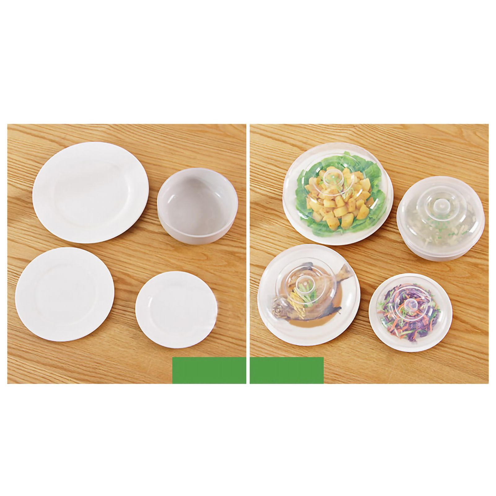 Microwave Cover Transparency PP Material Food Protection Grab Design Safe view 11