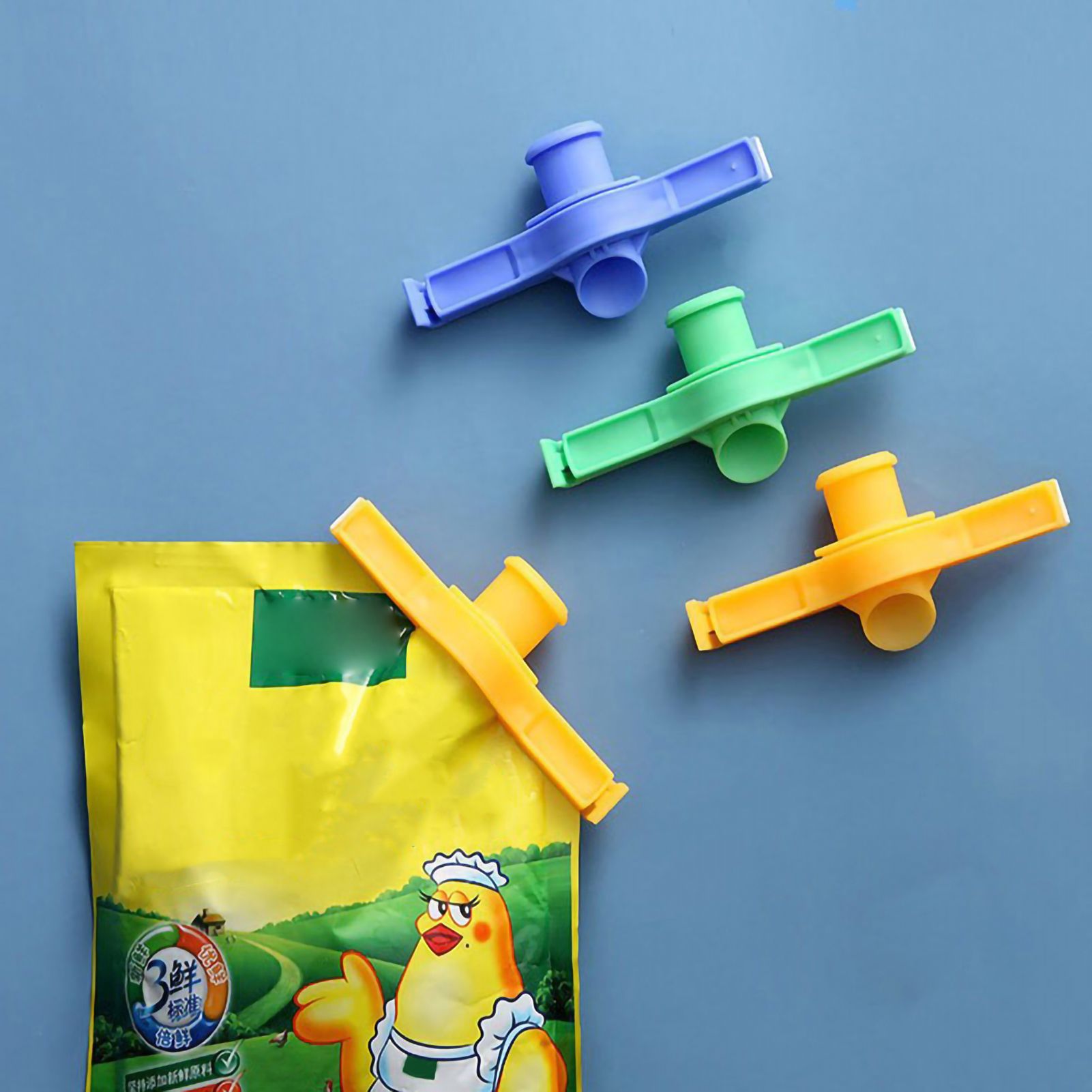 Seasoning Sealing Clip Dustproof Waterproof Snack Bag Sealing Clip With Lid view 11
