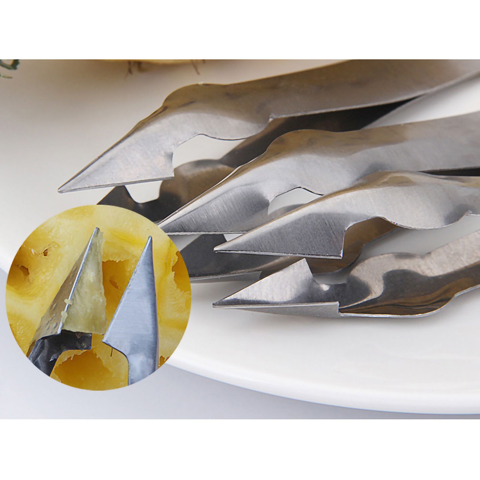 Fruit Peeler Knife Pointed Stainless Steel Vegetables Knife Kitchen Supplies view 4