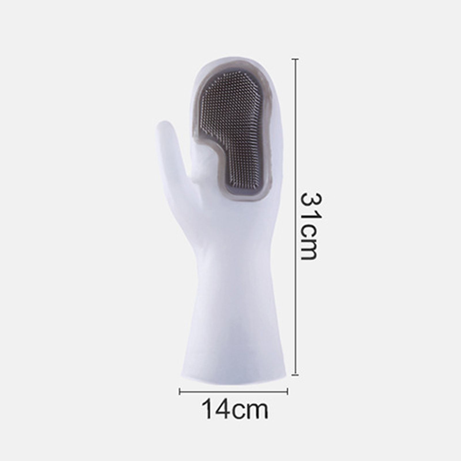 Cleaning Brush Dishwashing Gloves PVC Thickened for Kitchen Housework Tools view 2