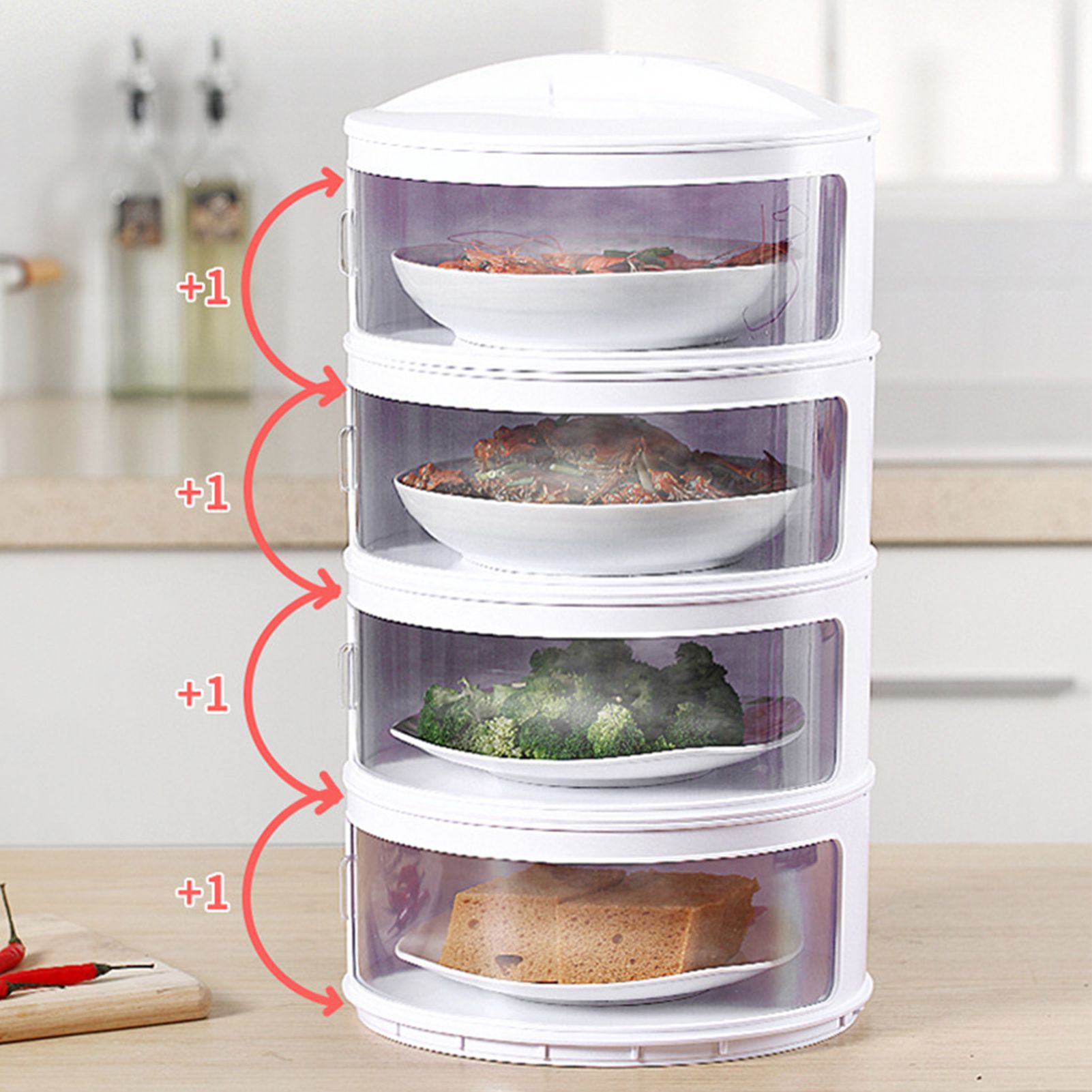 Insulated Food Cover Multilayer Heat Preservation Warm Intimate Effective view 7
