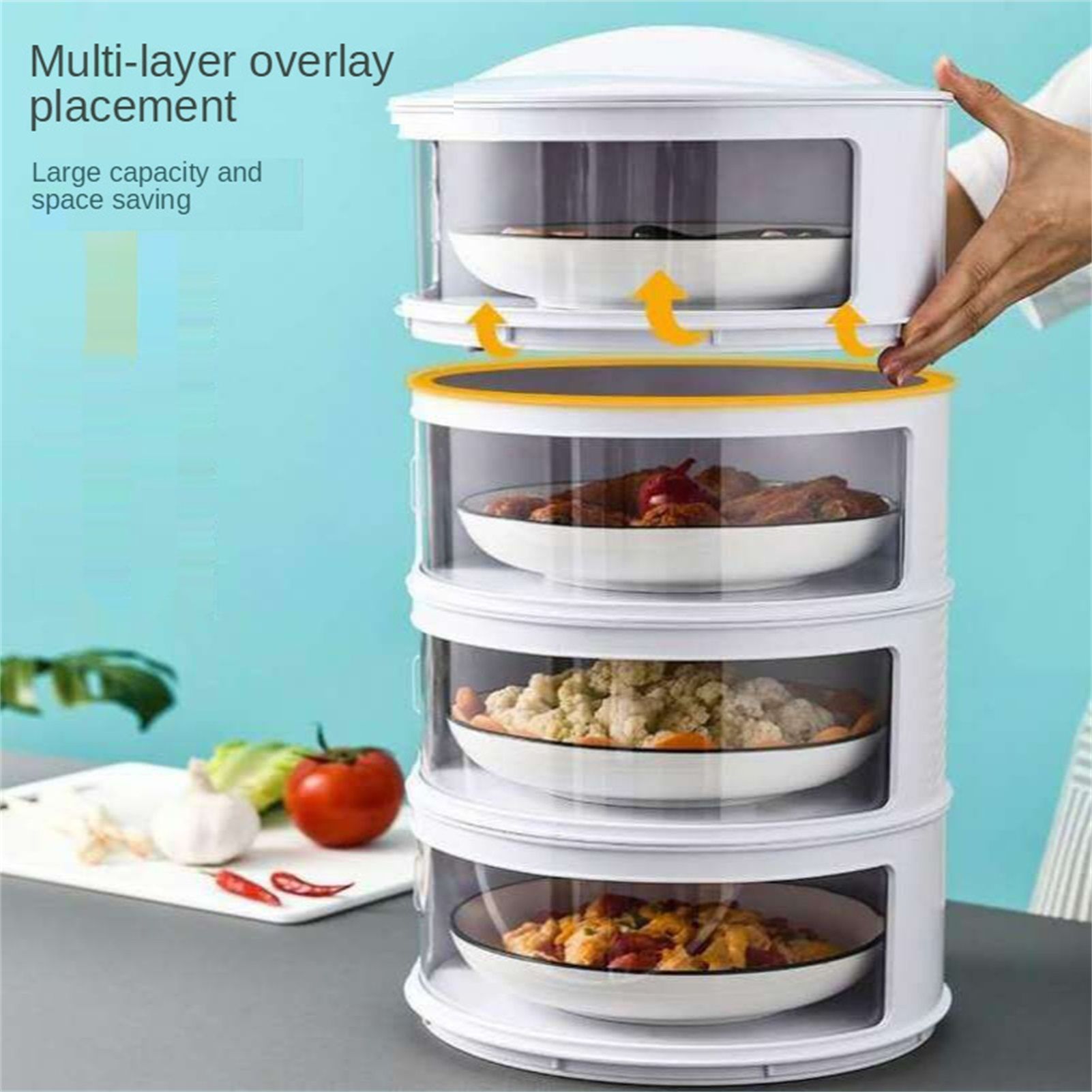 Insulated Food Cover Multilayer Heat Preservation Warm Intimate Effective view 9