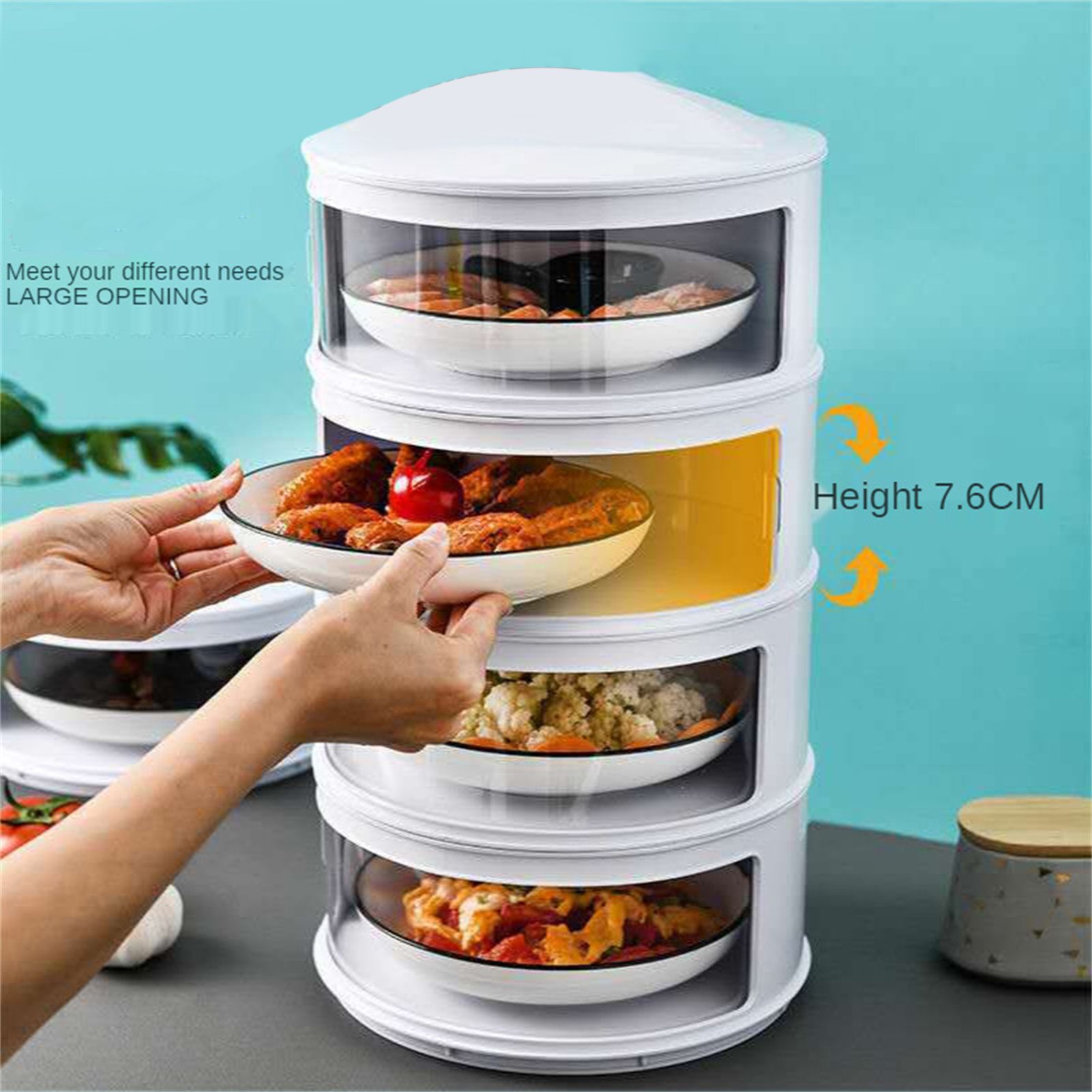 Insulated Food Cover Multilayer Heat Preservation Warm Intimate Effective view 10
