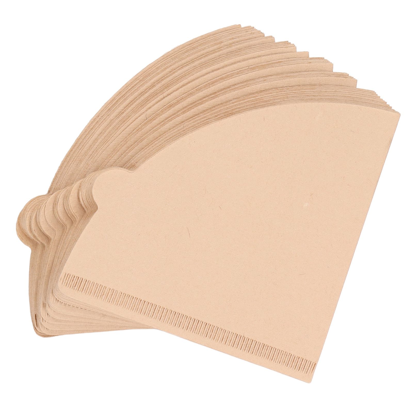 100PCS Coffee Filter Paper Cone Shaped Disposable Coffee Strainer Paper view 2