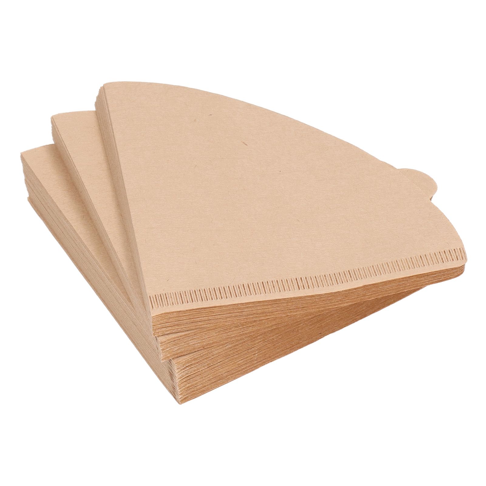 100PCS Coffee Filter Paper Cone Shaped Disposable Coffee Strainer Paper view 3