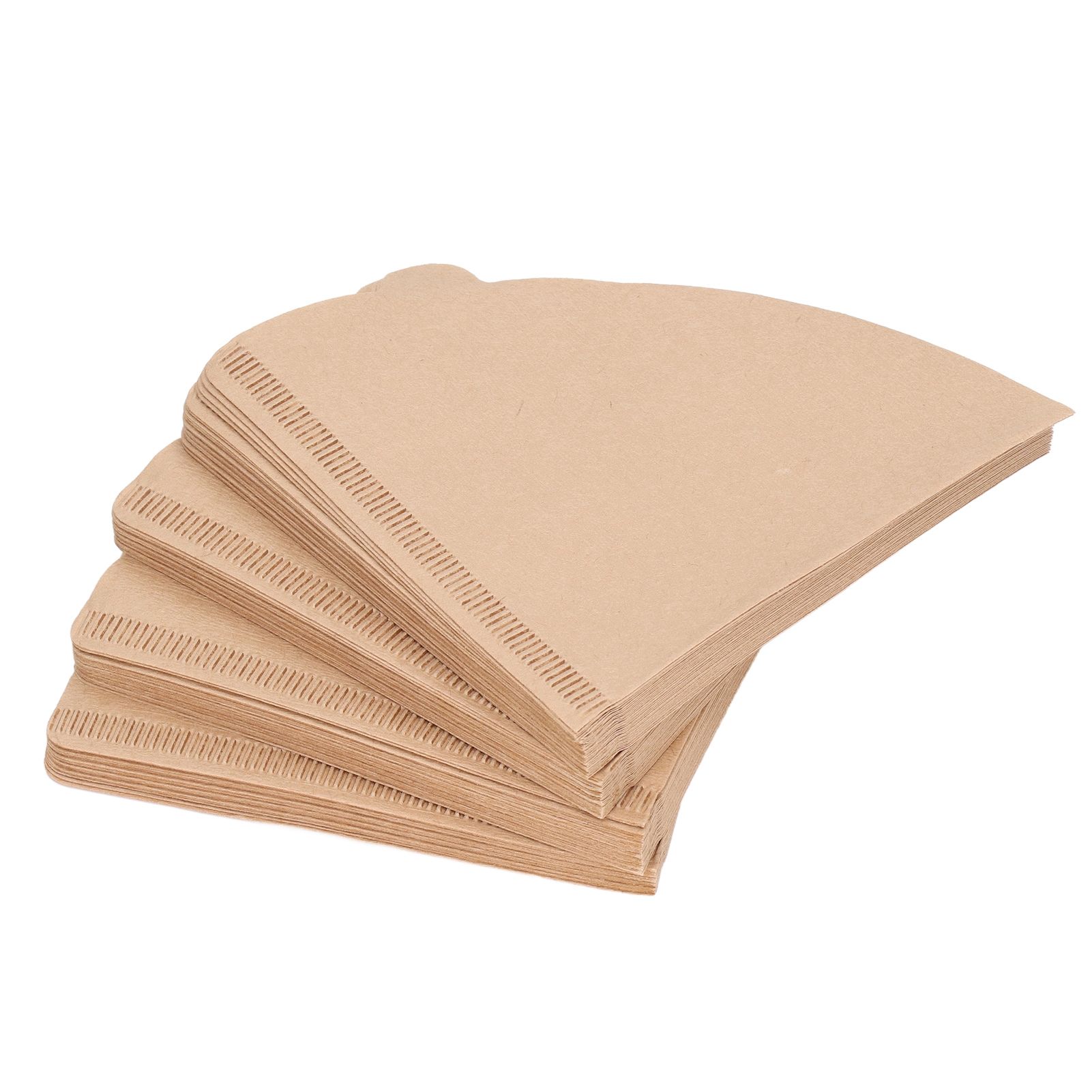 100PCS Coffee Filter Paper Cone Shaped Disposable Coffee Strainer Paper view 5