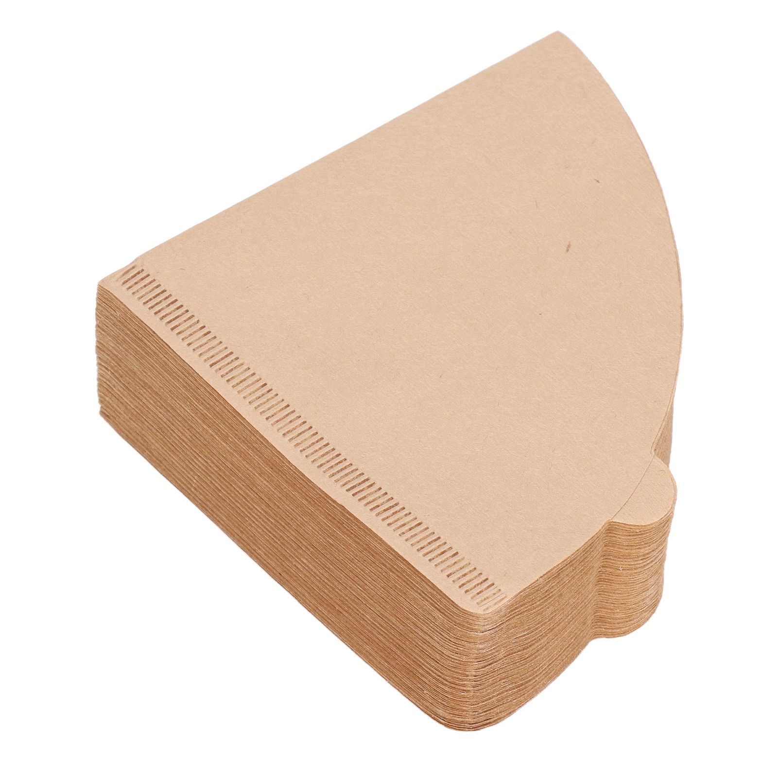 100PCS Coffee Filter Paper Cone Shaped Disposable Coffee Strainer Paper view 6