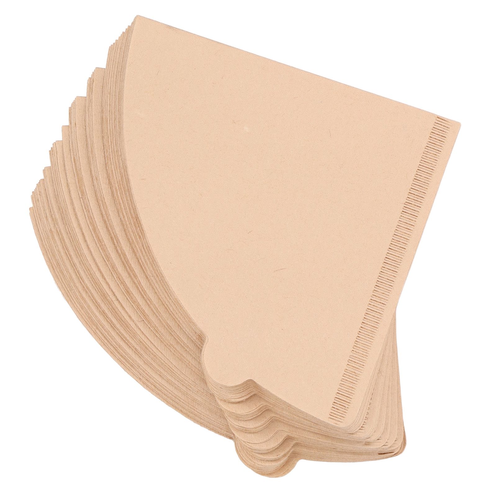 100PCS Coffee Filter Paper Cone Shaped Disposable Coffee Strainer Paper view 8