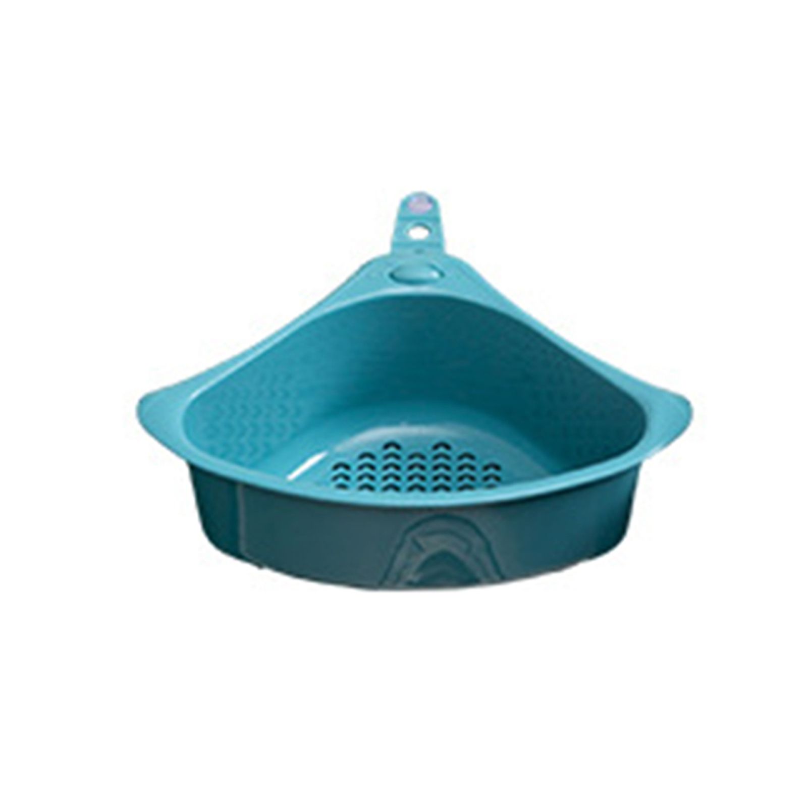 Kitchen Triangular Drain Basket Stable Easy Draining Corner Sink Strainer
