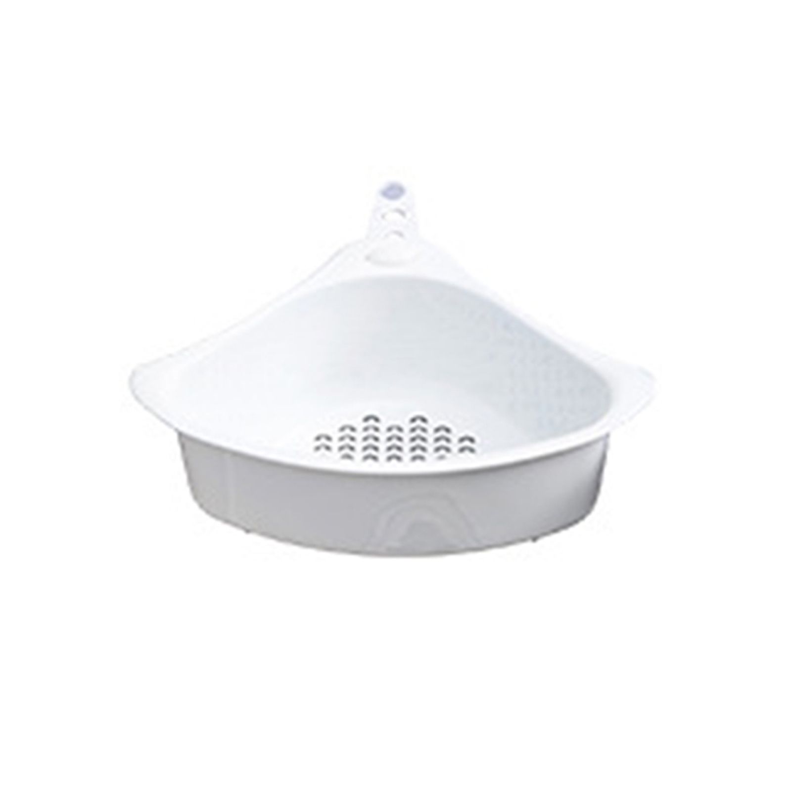 Kitchen Triangular Drain Basket Stable Easy Draining Corner Sink Strainer