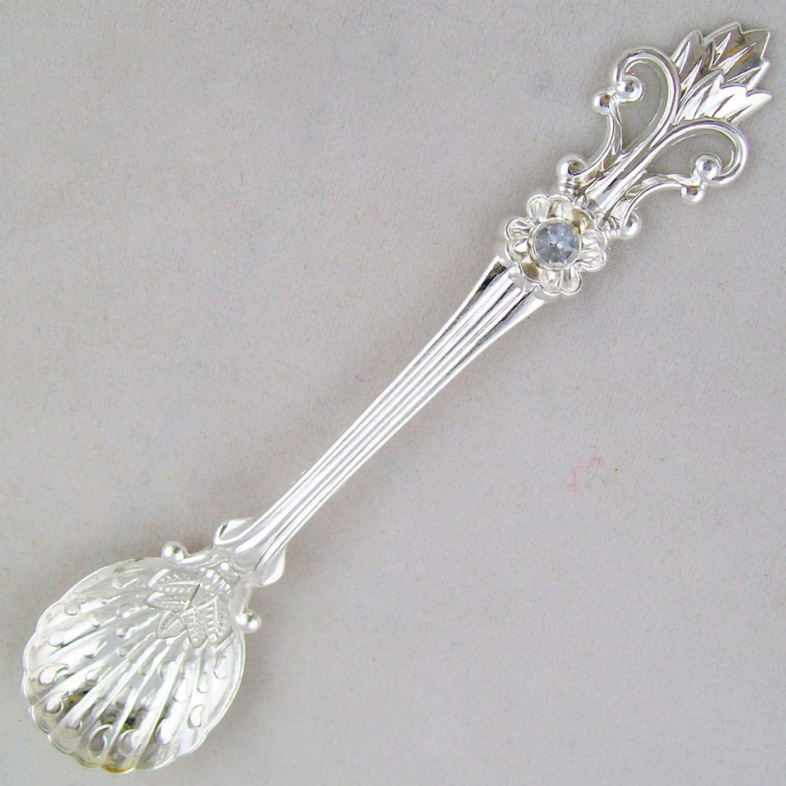 4Pcs Coffee Spoons Set Vintage Aluminum Alloy Dessert Spoons with Orris view 4