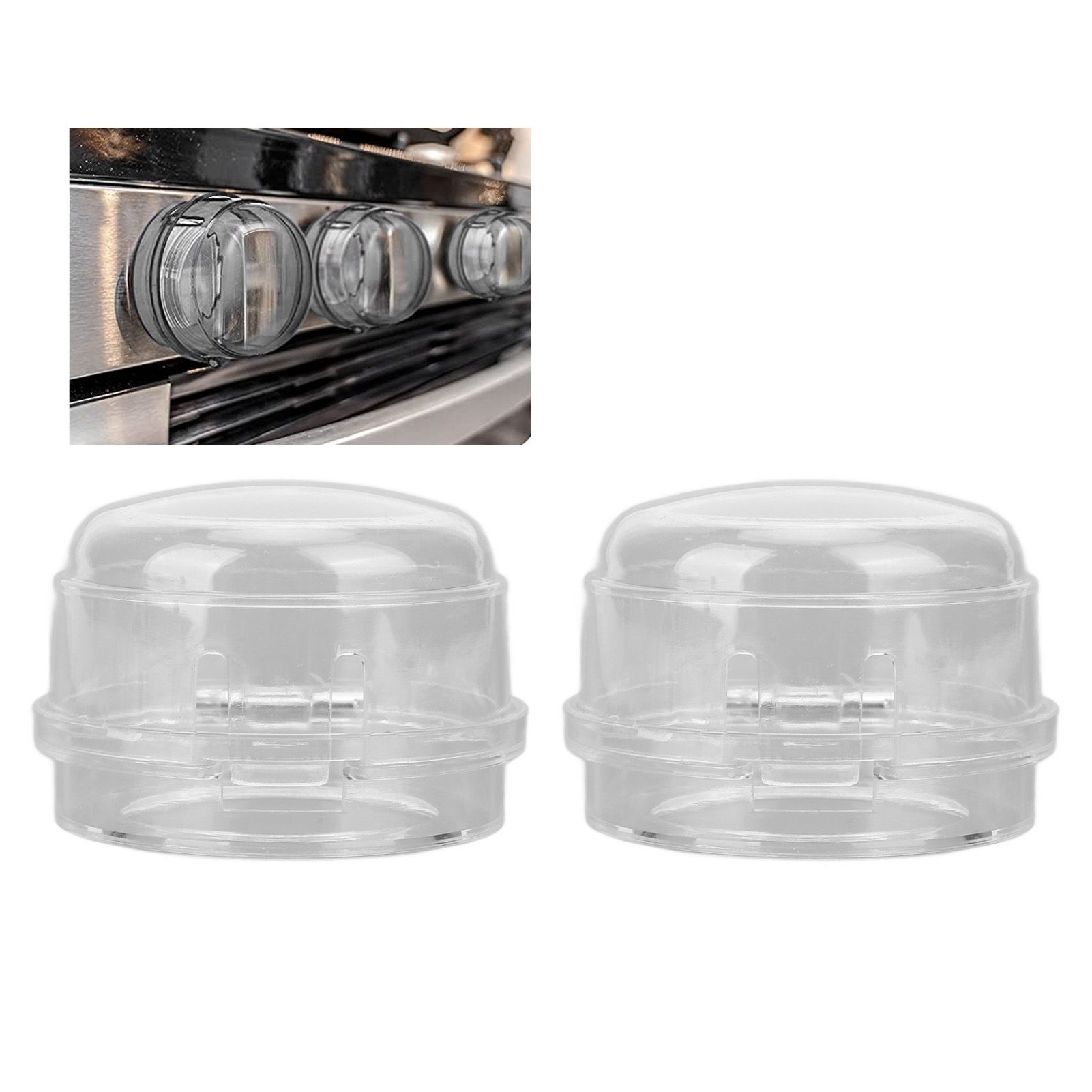 2pcs Gas Stove Knob Covers Child Proof Gas Stove Knob Covers Protector for view 12