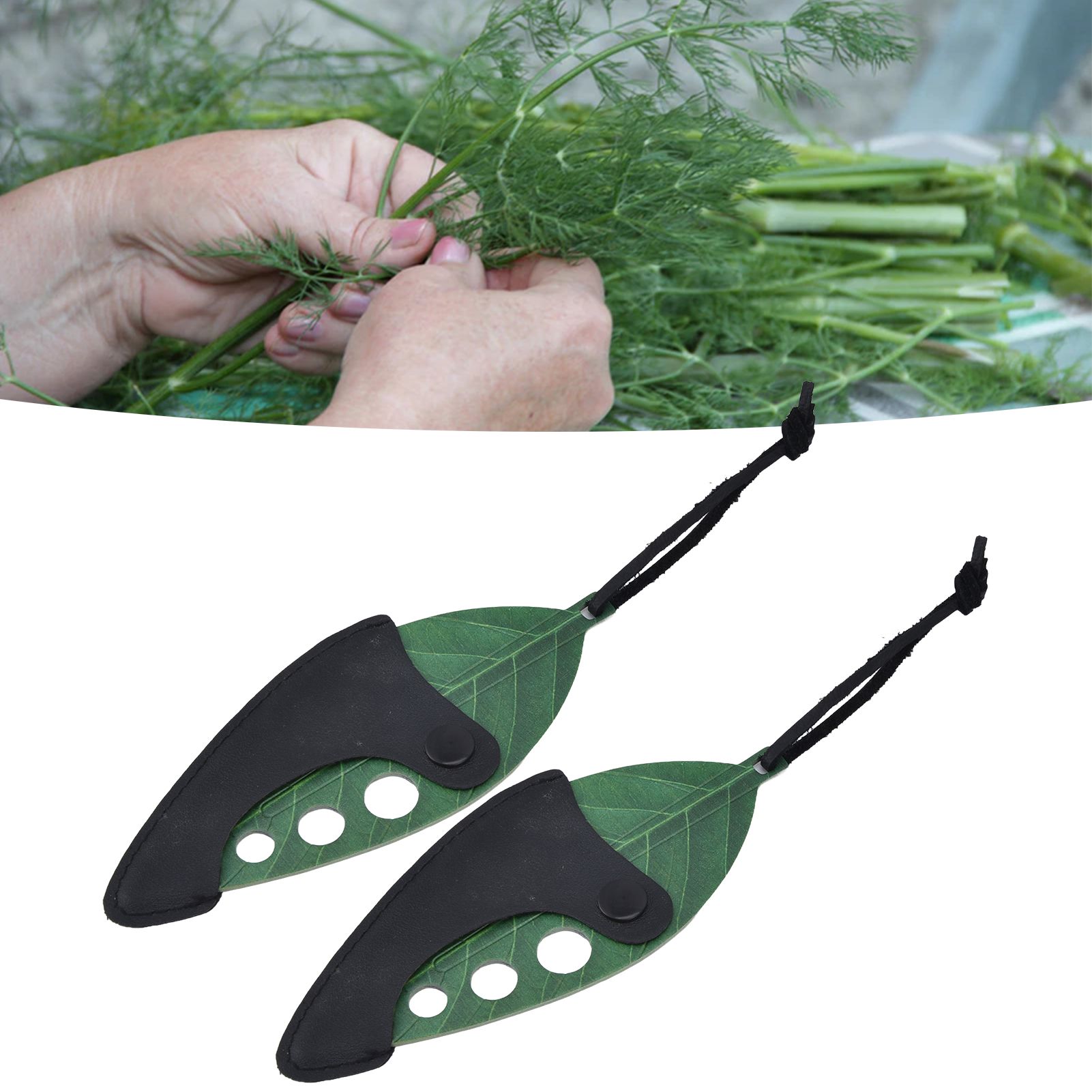 Herb Stripper Multifunctional 9 Holes Stainless Steel Vegetable Leaf Remover view 12