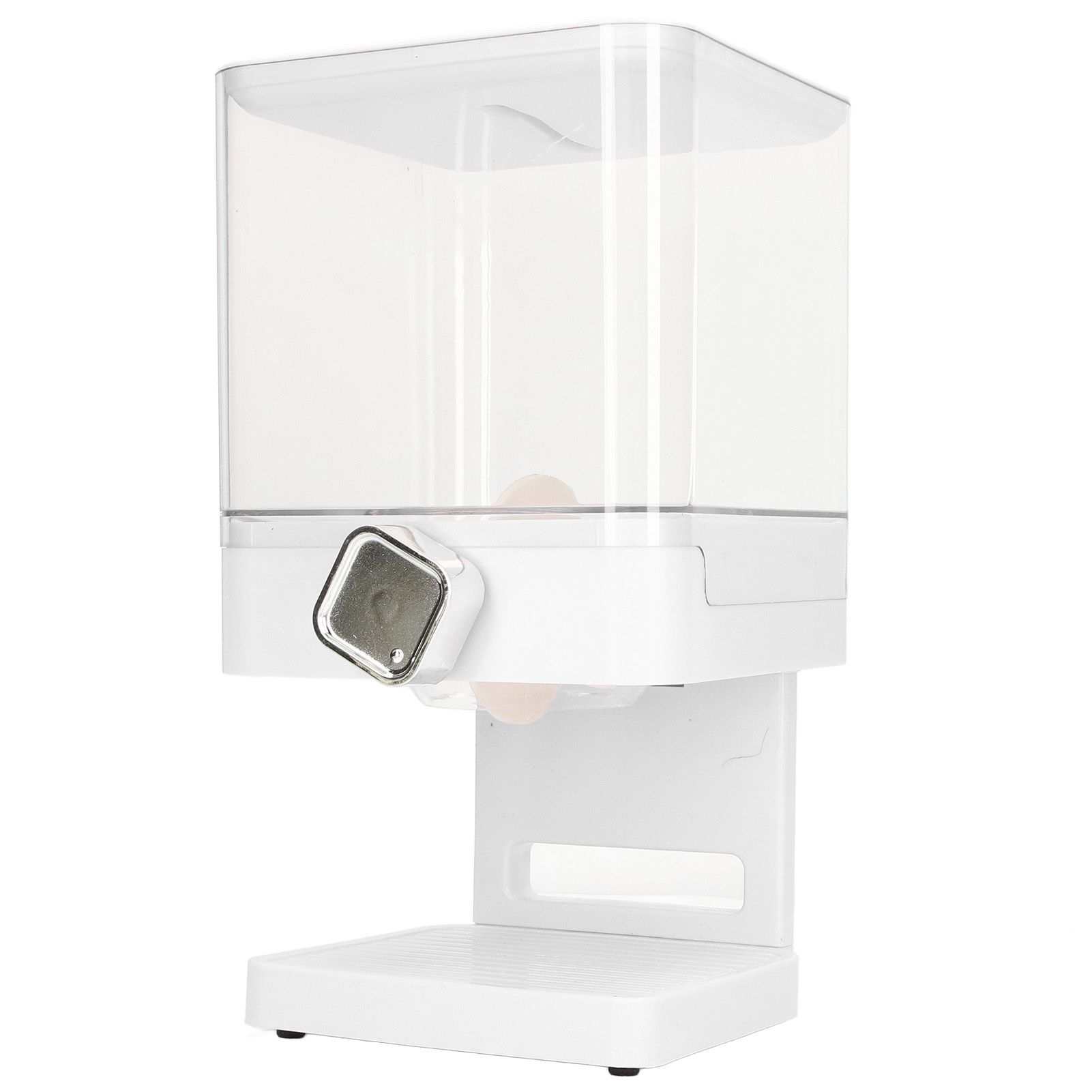 Cereal Dispenser 17.5oz Capacity Single Grid Grain Dispenser Transparent view 5