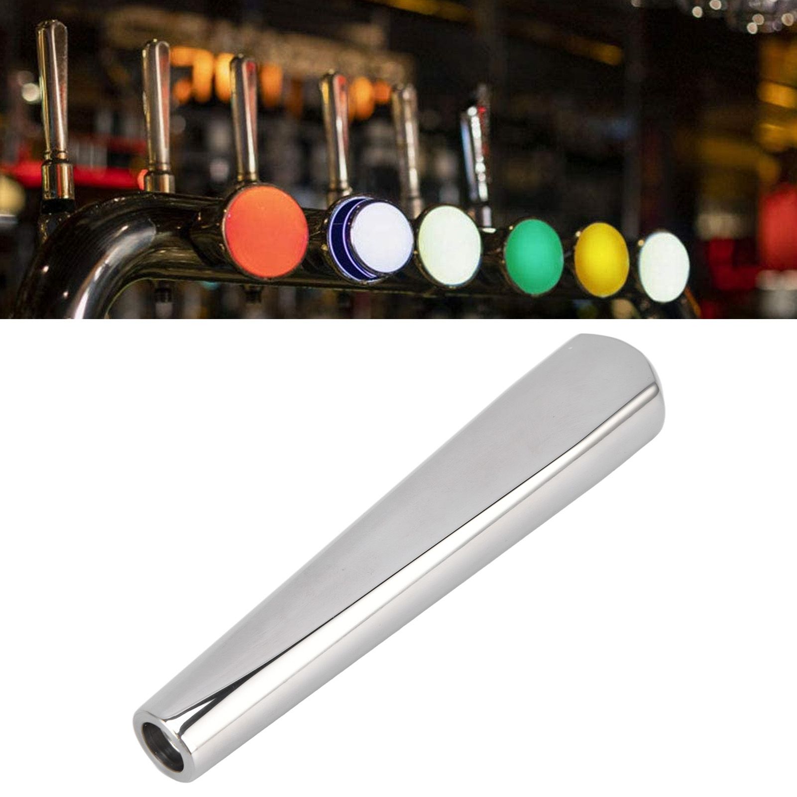 Beer Tap Handle 304 Stainless Steel Beer Faucet Handle for Standard 3/8in view 12