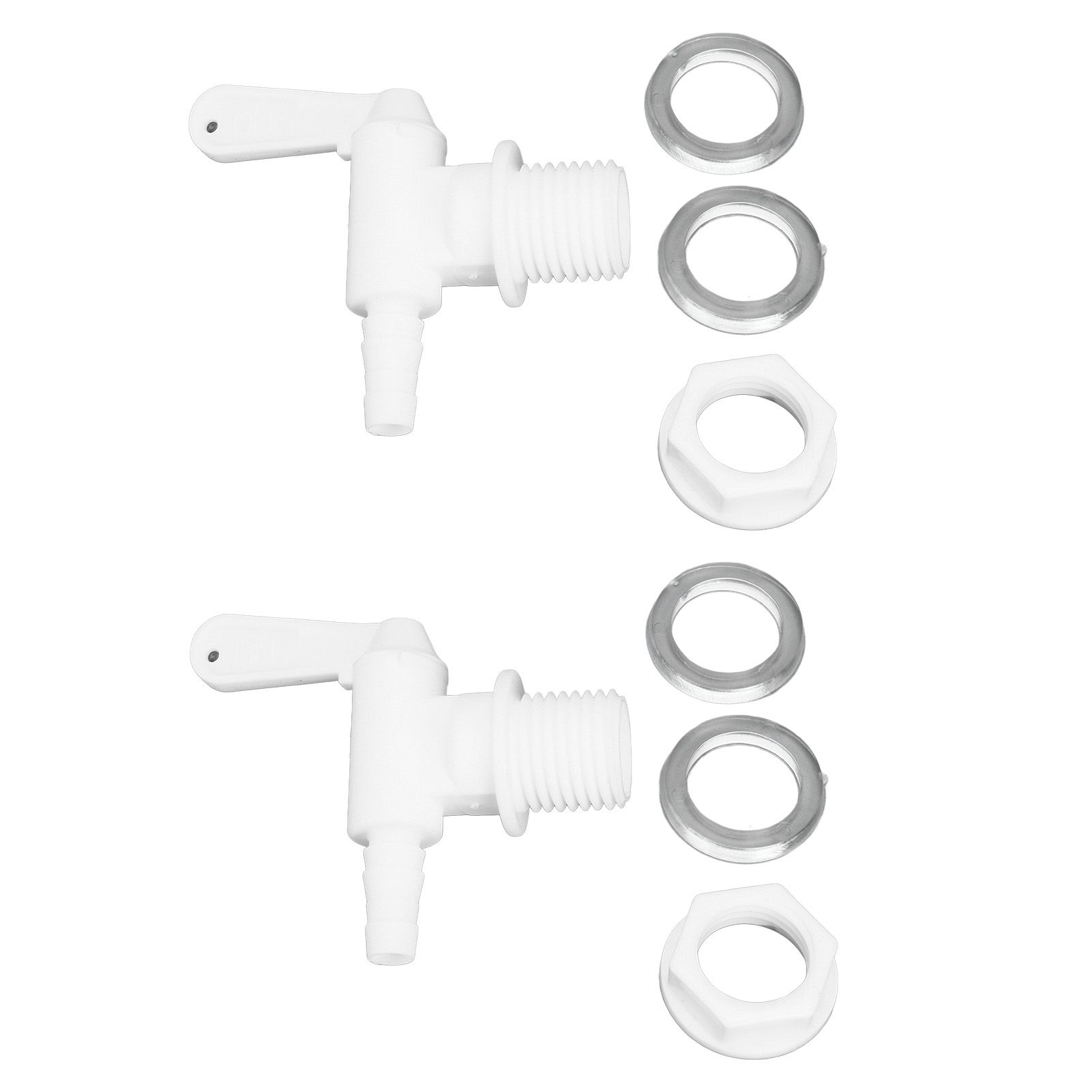 2 Set Bottling Spigot Detachable Beer Brew Barbed Outlet Faucet Tap for Home