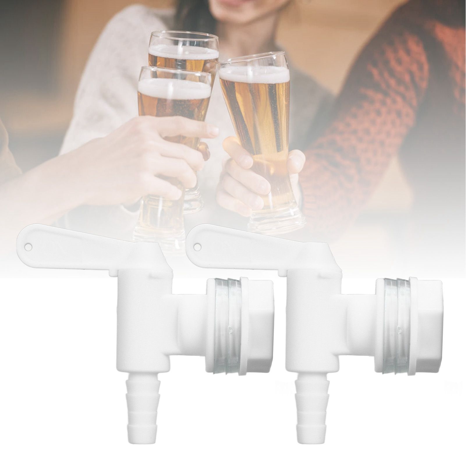 2 Set Bottling Spigot Detachable Beer Brew Barbed Outlet Faucet Tap for Home view 11