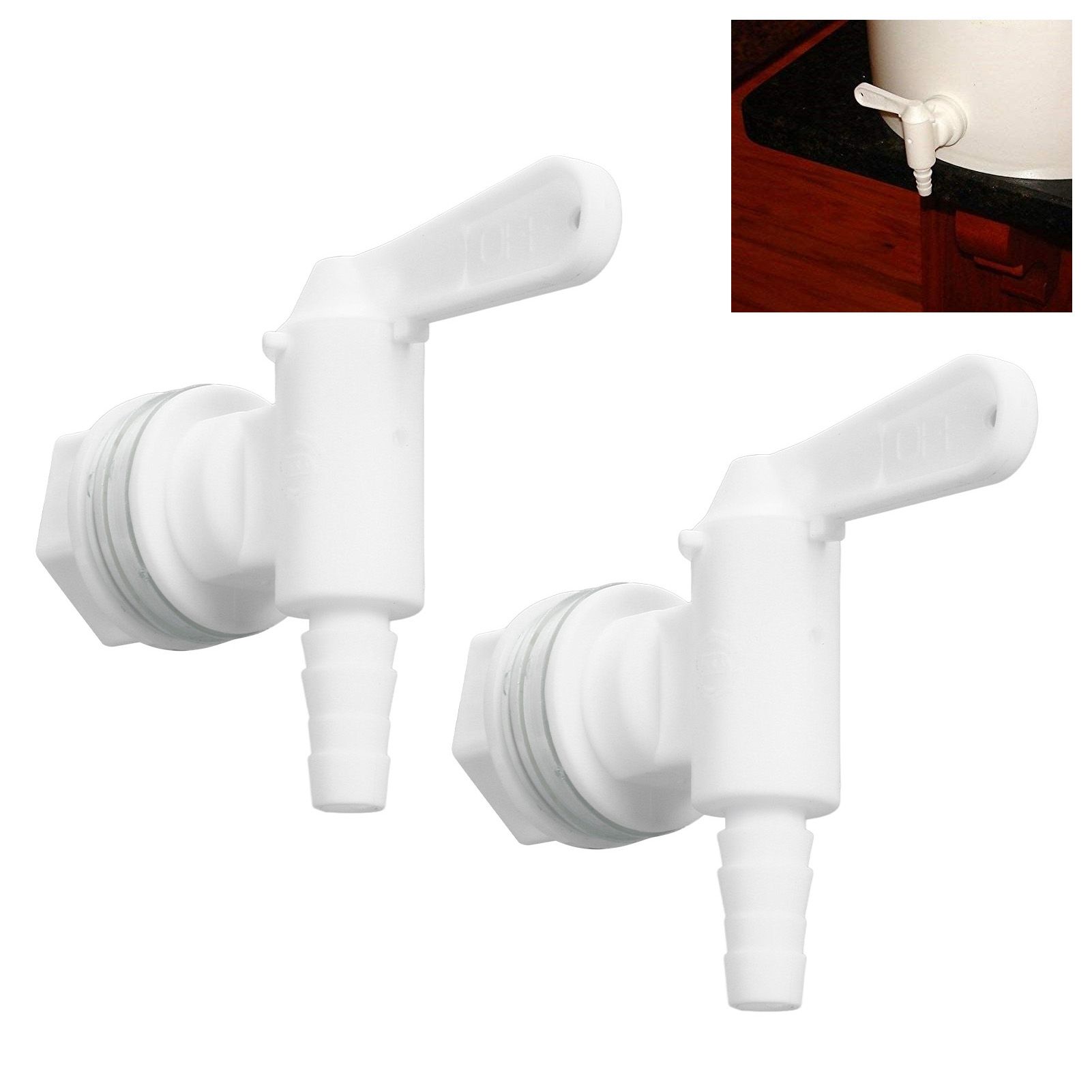 2 Set Bottling Spigot Detachable Beer Brew Barbed Outlet Faucet Tap for Home view 12