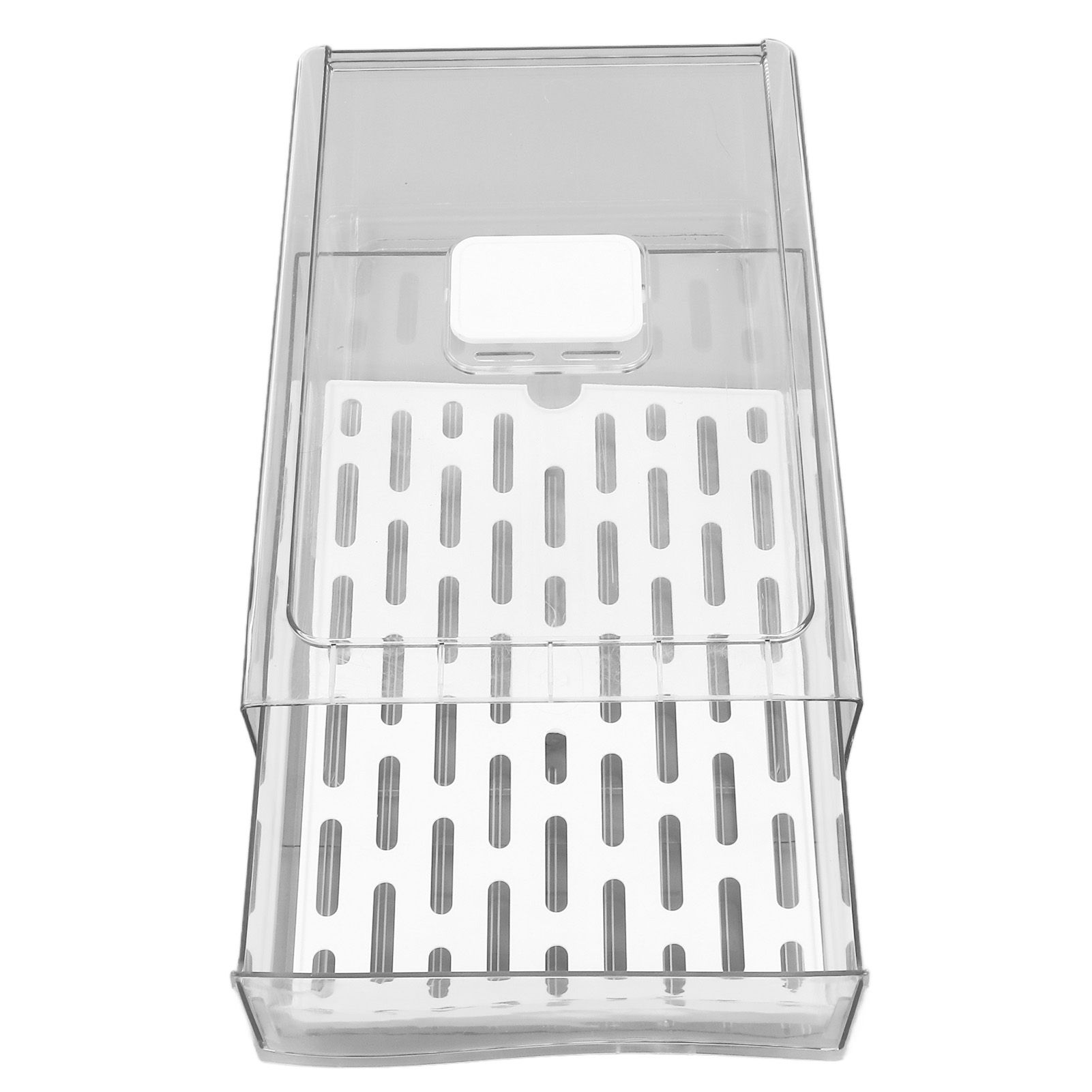 Refrigerator Storage Box Holder with Draining Plate Fruit Storage Container view 8