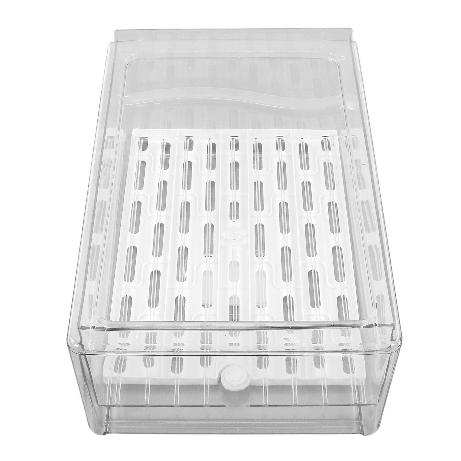Refrigerator Storage Box Holder with Draining Plate Fruit Storage Container view 10