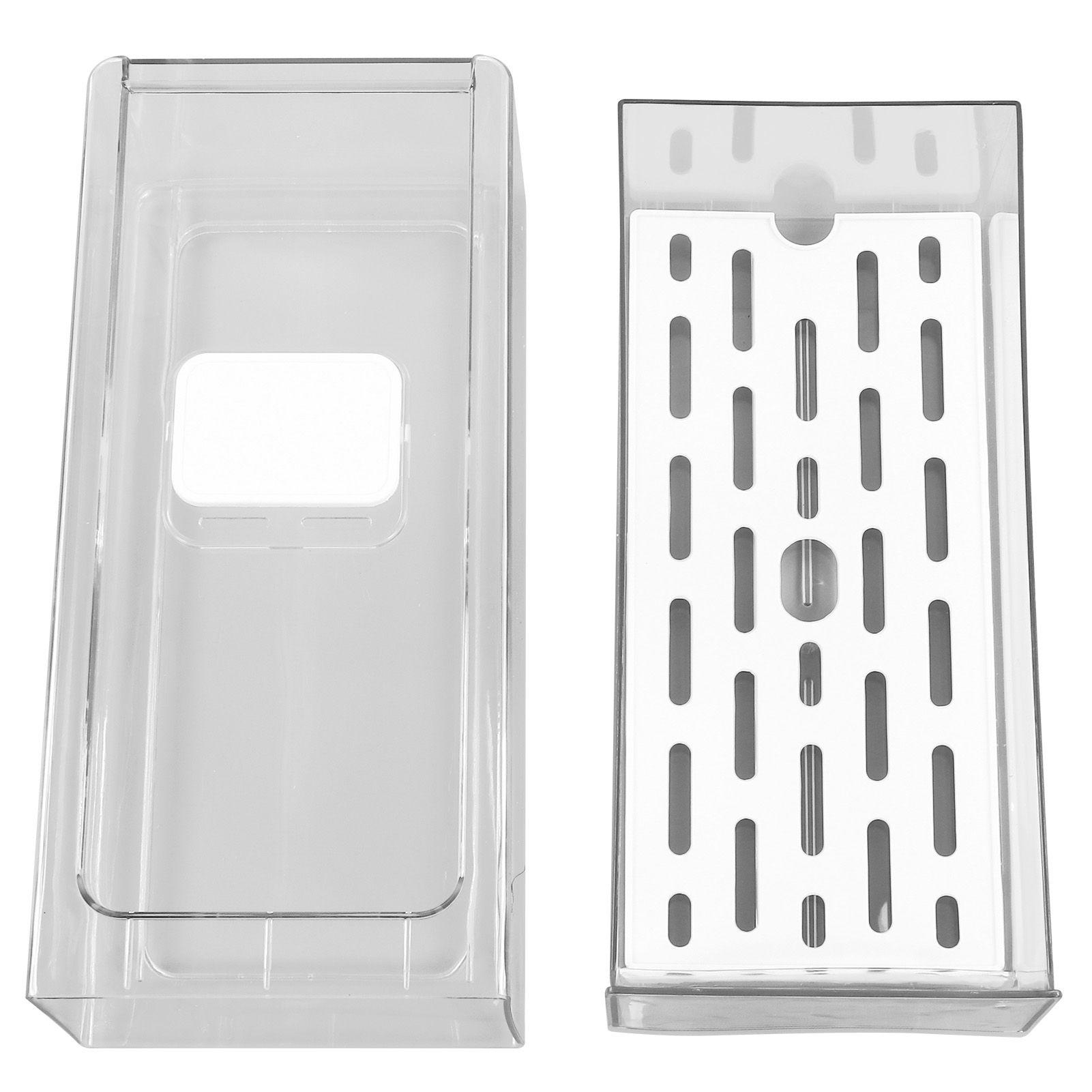 Refrigerator Storage Box Holder with Draining Plate Fruit Storage Container view 8