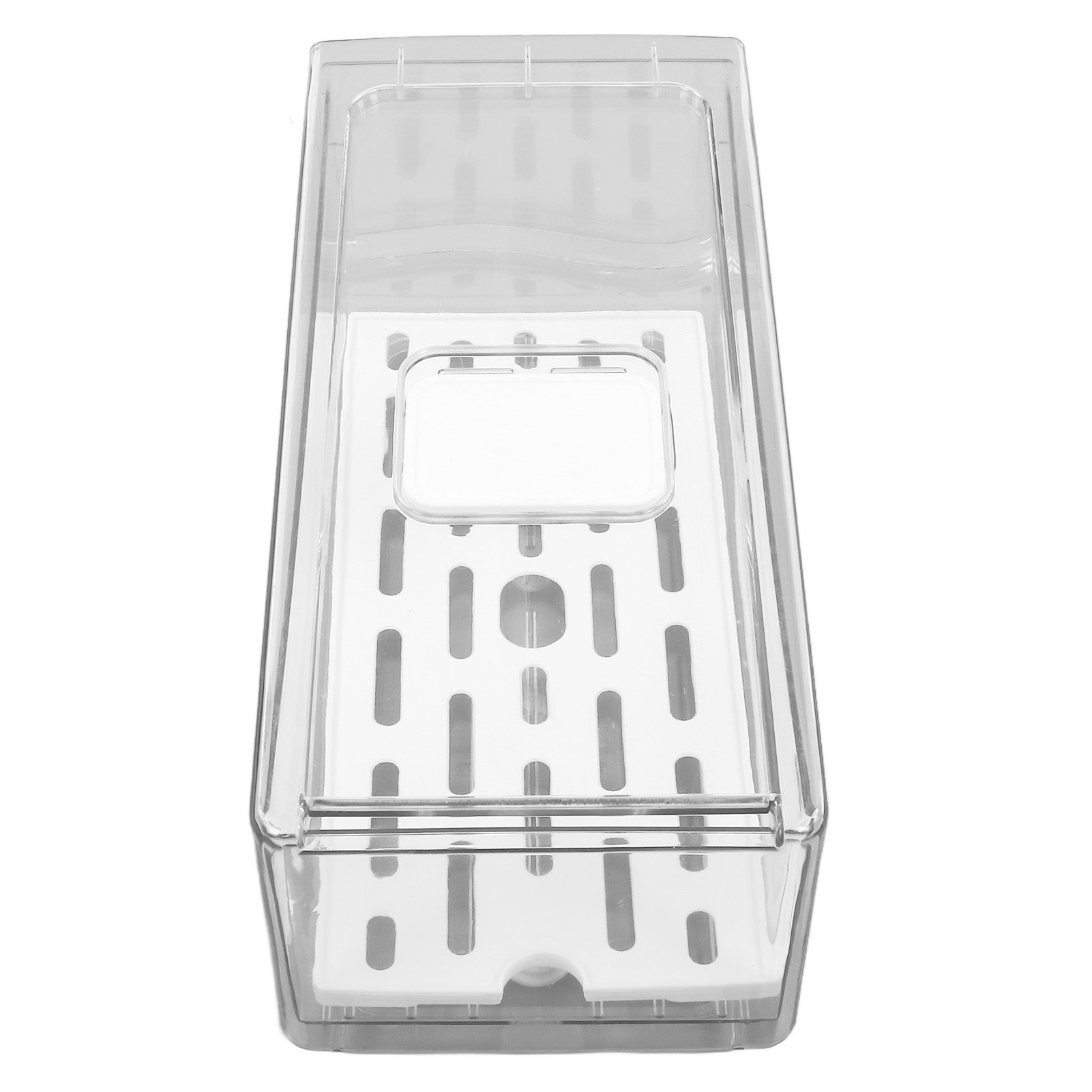 Refrigerator Storage Box Holder with Draining Plate Fruit Storage Container view 9