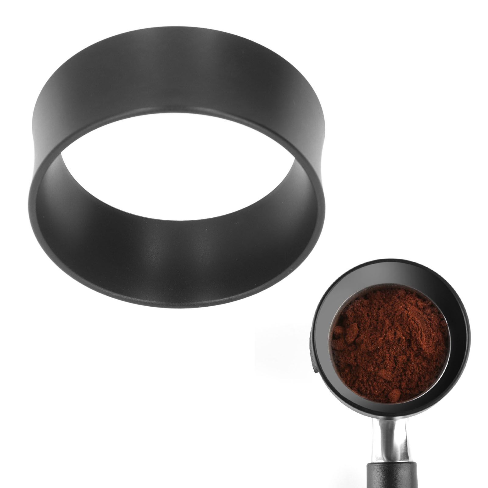 58mm Coffee Dosing Rings Prevent Flying Aluminium Alloy Coffee Powder Rings view 11