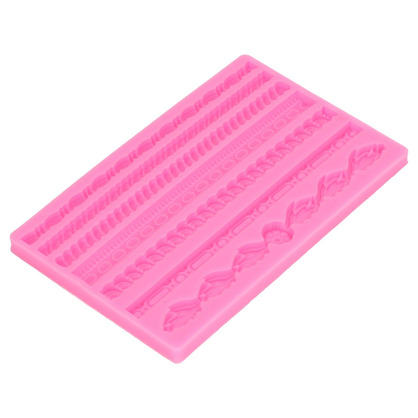 3D Pearl Knit Rope Silicone Mold Food Grade Reusable Cake Decorating Mould for view 7