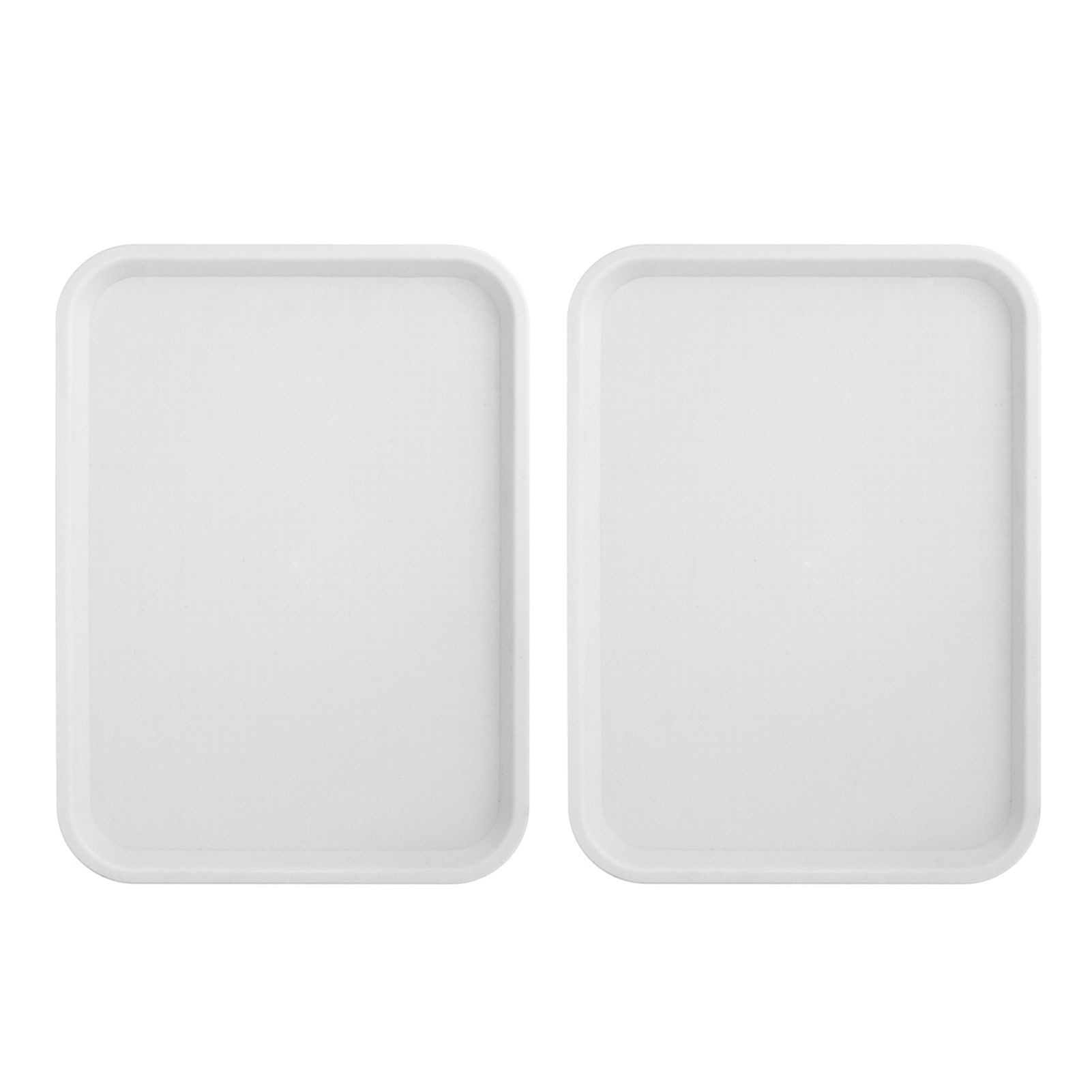 2pcs Food Tray Multifunctional Thickened Slip Resistance Chinese Fast Food