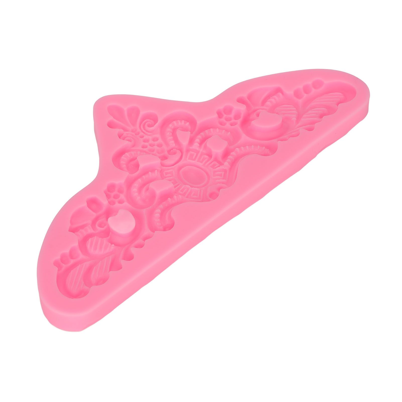 Embossed Pattern Silicone Molds Easy Demoulding Heat Resistant Flexible view 8
