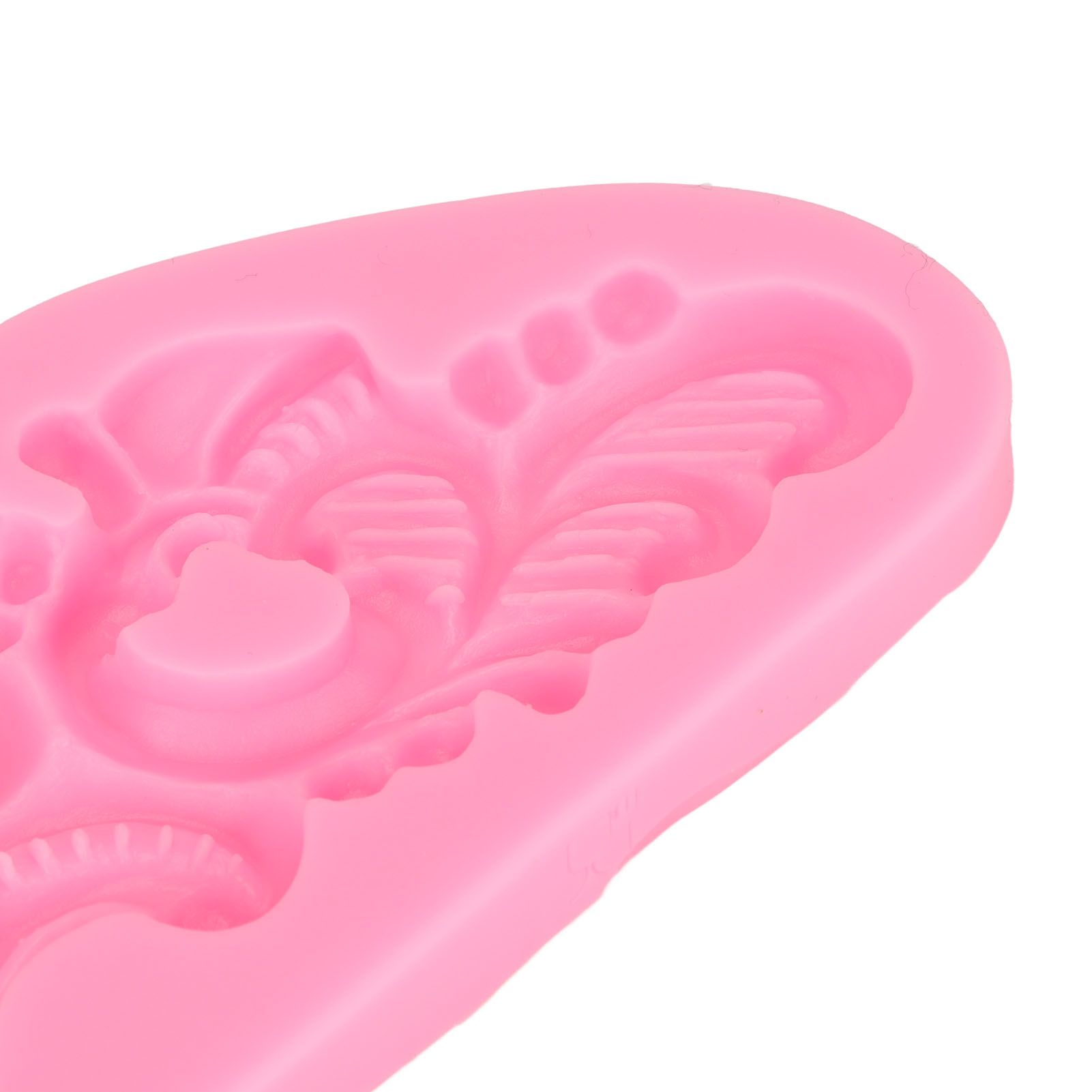 Embossed Pattern Silicone Molds Easy Demoulding Heat Resistant Flexible view 13