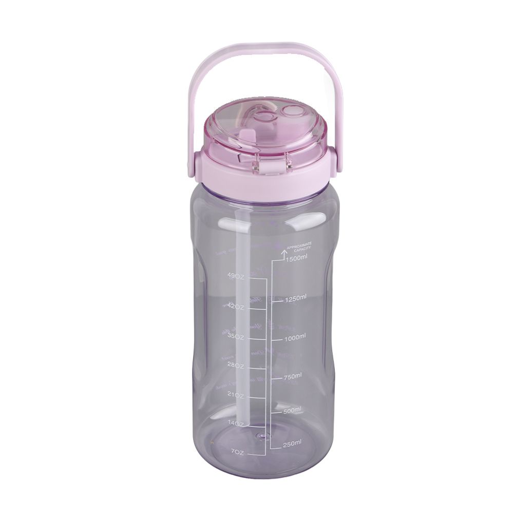 Large Water Bottle 2 Drinking Methods PC PP Material Clear Scale Portable view 4