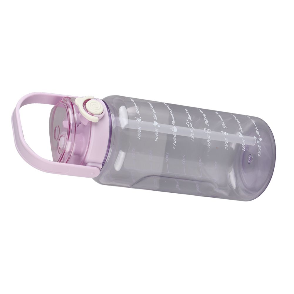 Large Water Bottle 2 Drinking Methods PC PP Material Clear Scale Portable view 12