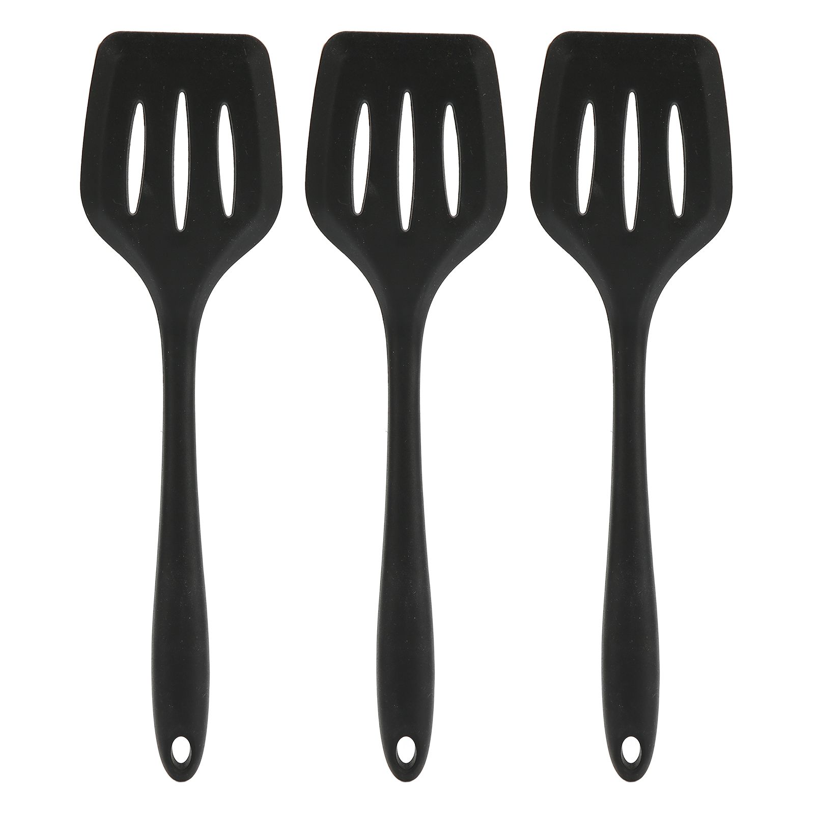 3Pcs Silicone Spatula Easy Cleaning Odorless Food Grade Silicone Slotted view 3