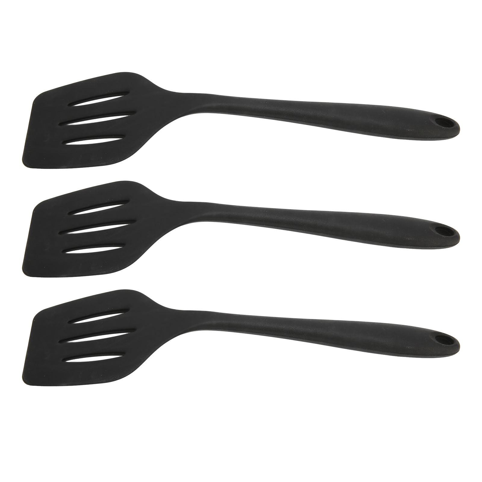 3Pcs Silicone Spatula Easy Cleaning Odorless Food Grade Silicone Slotted view 4