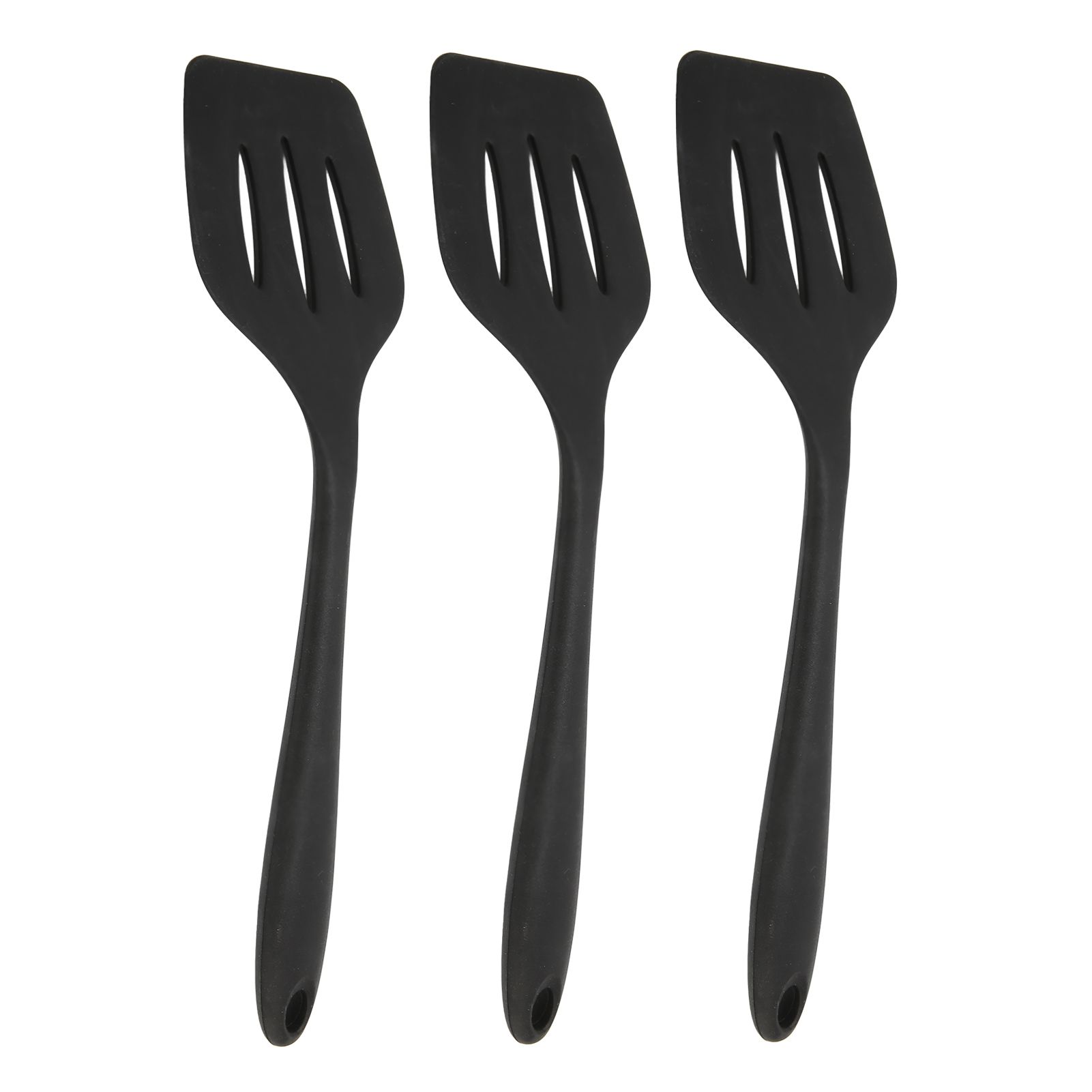 3Pcs Silicone Spatula Easy Cleaning Odorless Food Grade Silicone Slotted view 6