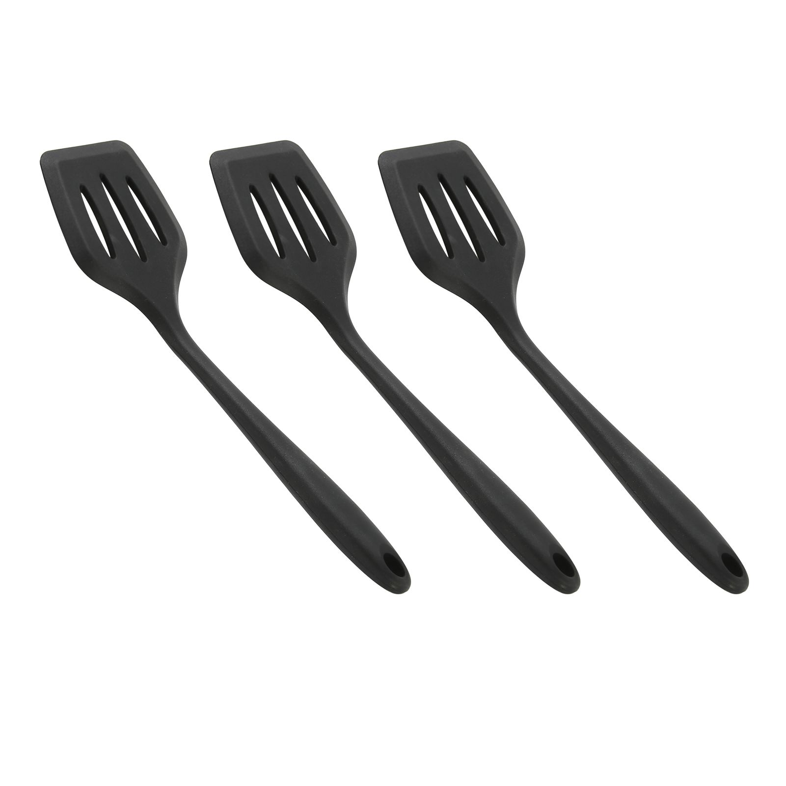 3Pcs Silicone Spatula Easy Cleaning Odorless Food Grade Silicone Slotted view 8