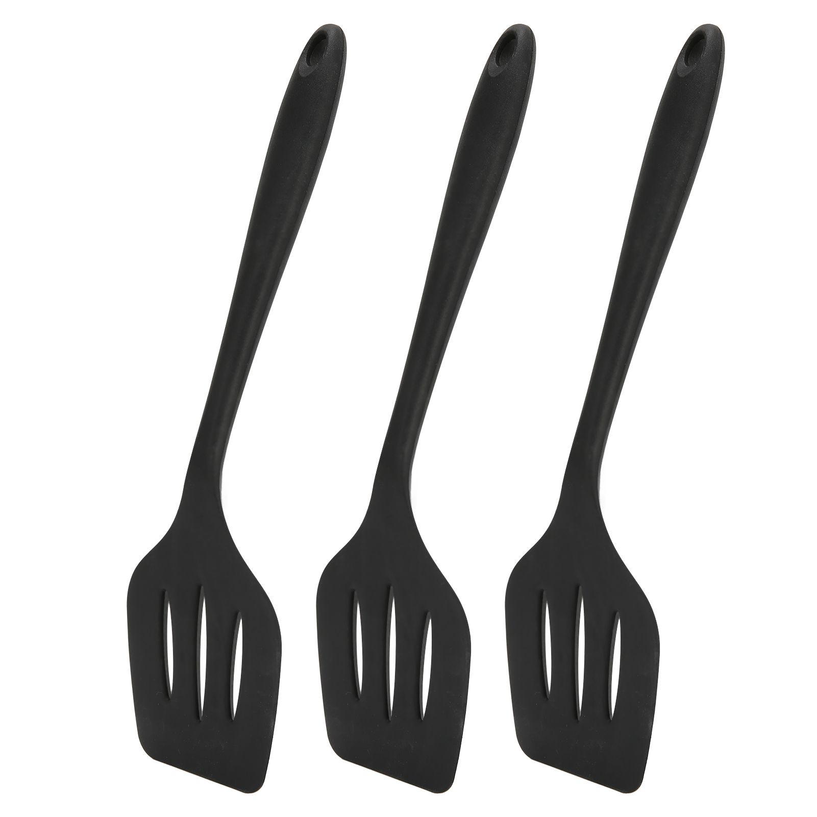 3Pcs Silicone Spatula Easy Cleaning Odorless Food Grade Silicone Slotted view 9
