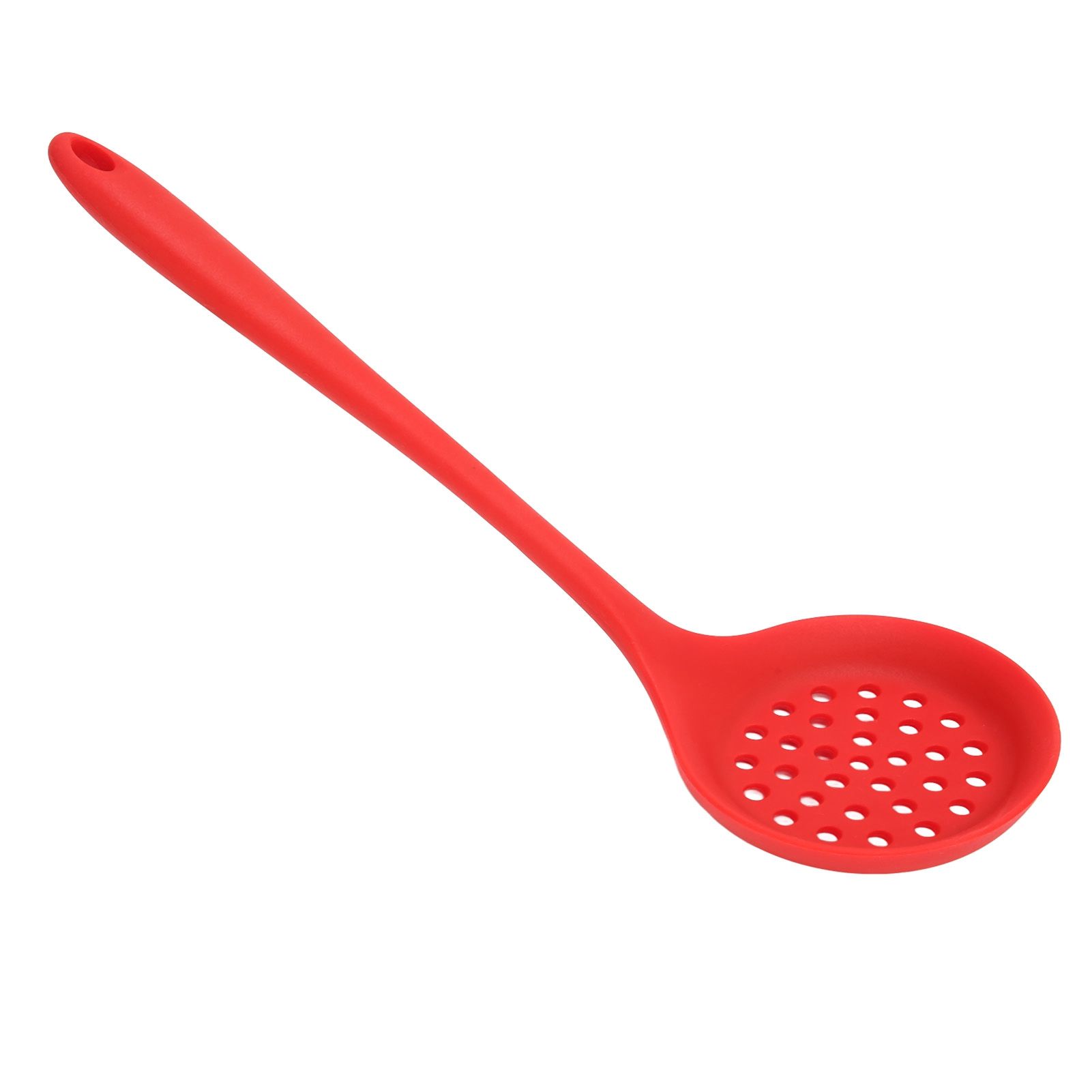 2Pcs Silicone Slotted Spoon Multifunction Soft Food Grade Silicone High view 13