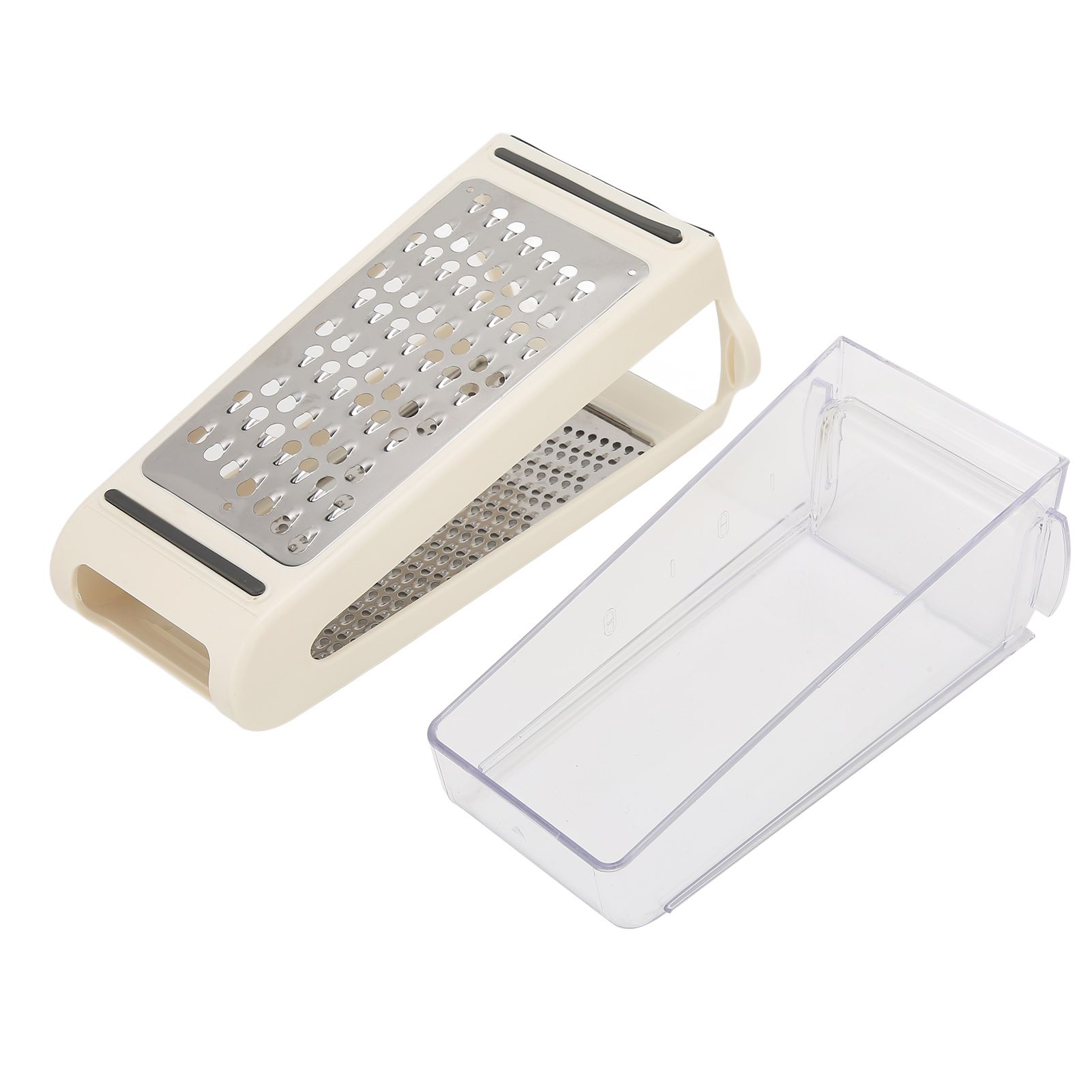 Cheese Grater Double Sided Removable Container ABS PS Material
