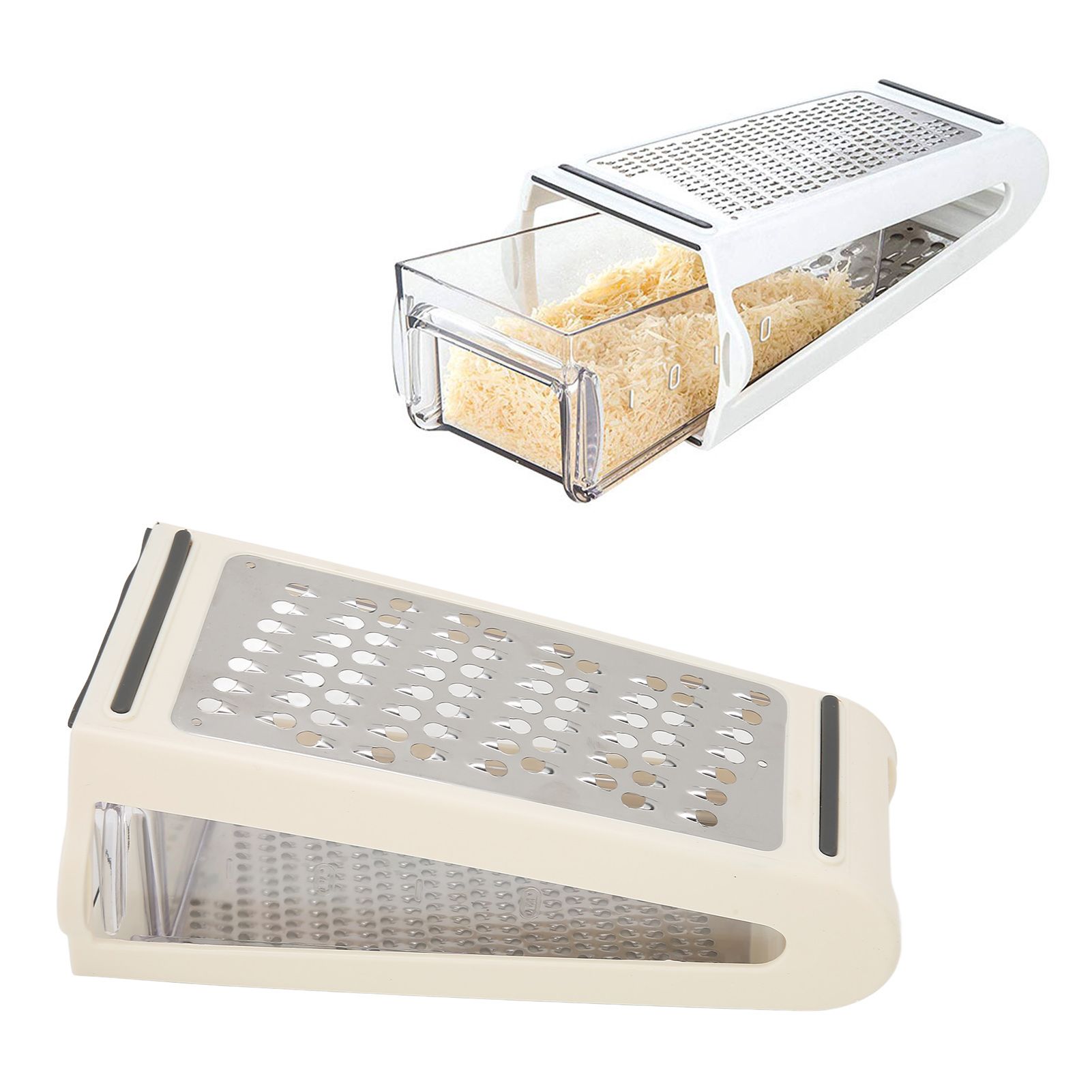 Cheese Grater Double Sided Removable Container ABS PS Material view 11