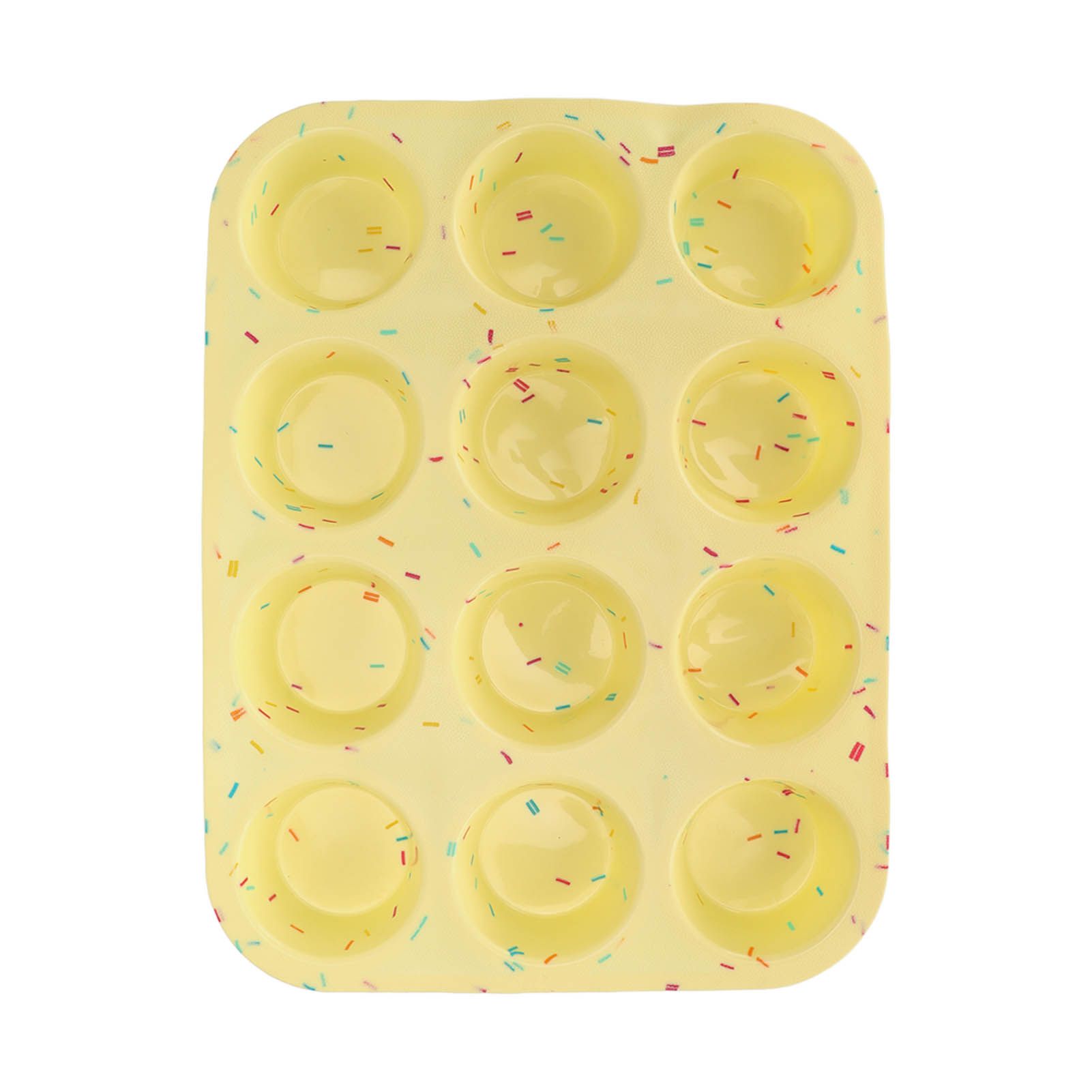Silicone Baking Mold 12 Compartments Multipurpose Round Easter Egg Silicone view 2