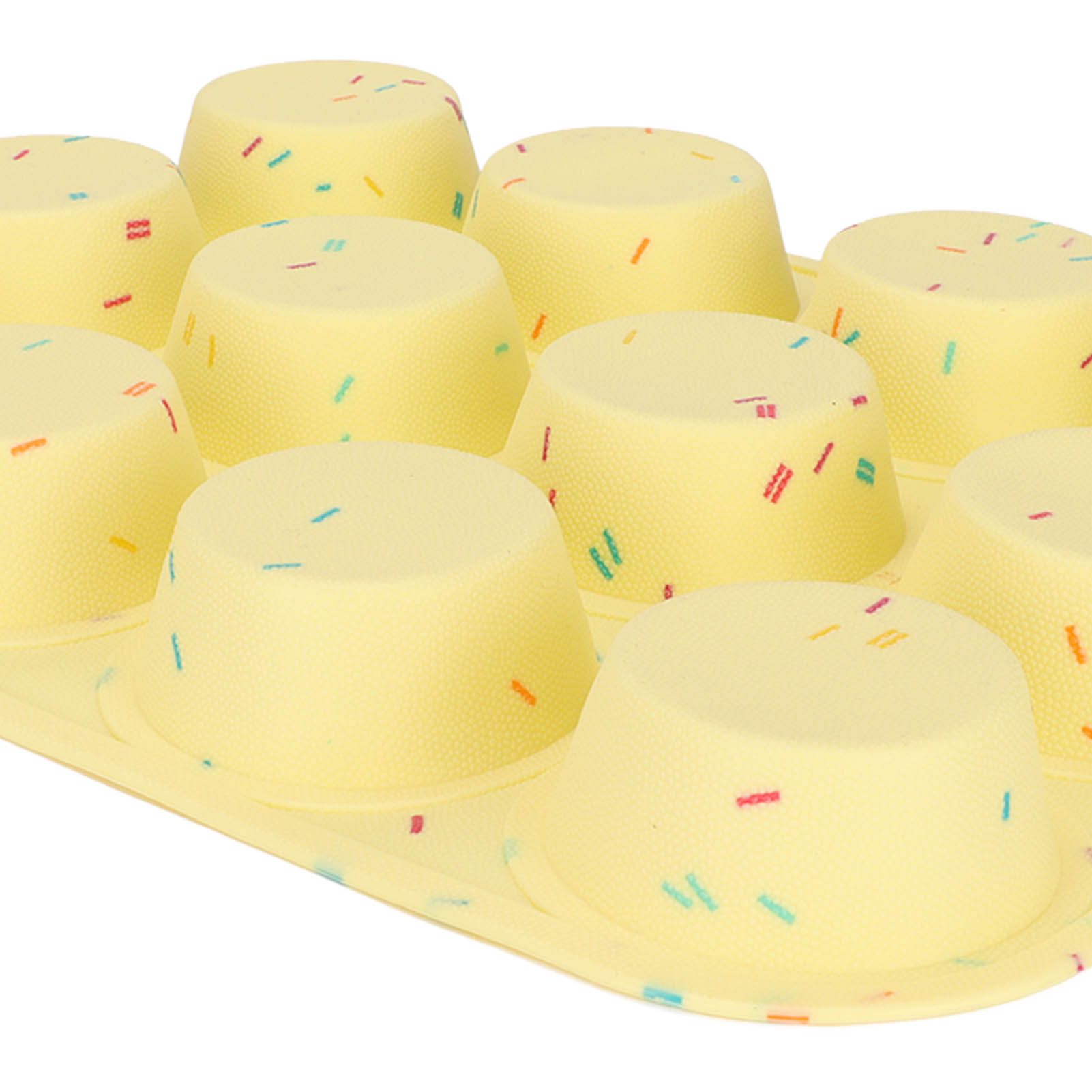 Silicone Baking Mold 12 Compartments Multipurpose Round Easter Egg Silicone view 14