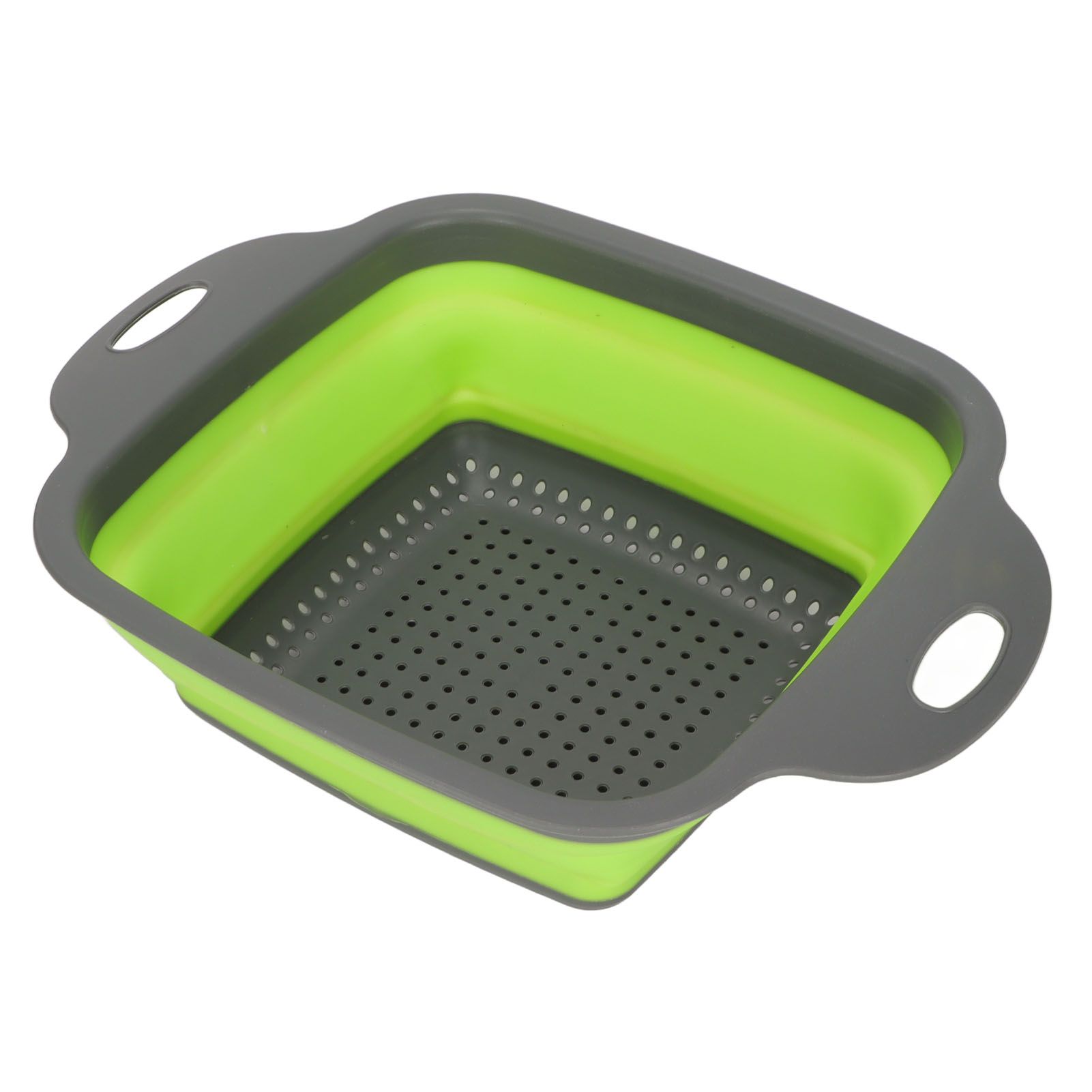 Folding Drain Basket Foldable Durable PP TPR Strong Bearing Draining Hole view 4