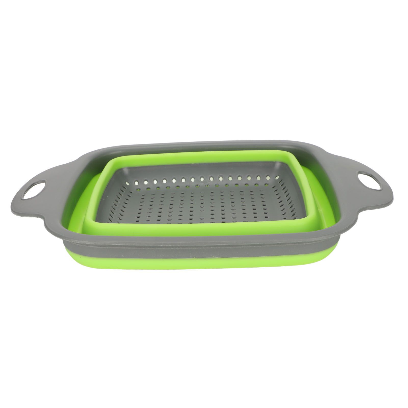 Folding Drain Basket Foldable Durable PP TPR Strong Bearing Draining Hole view 5