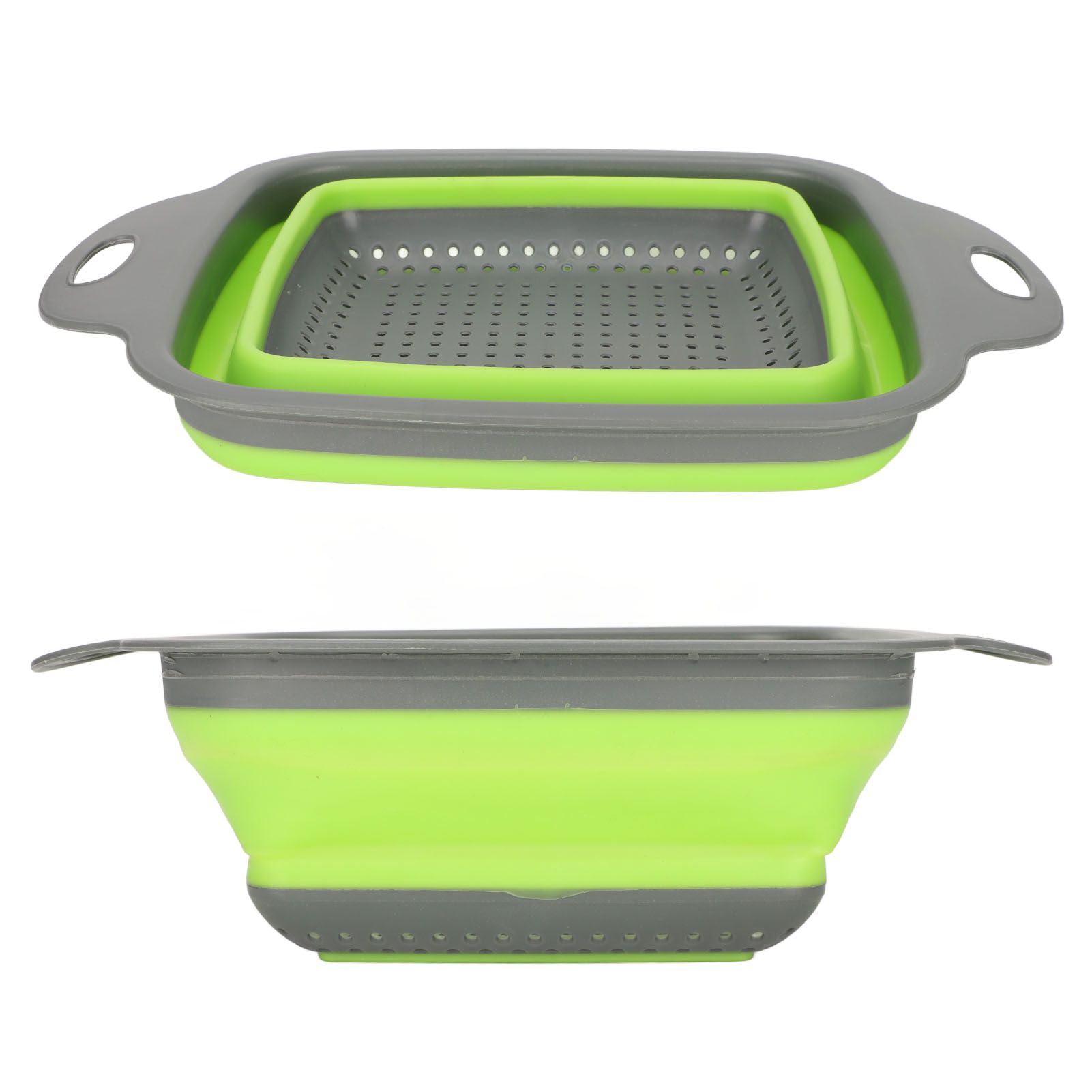 Folding Drain Basket Foldable Durable PP TPR Strong Bearing Draining Hole view 10