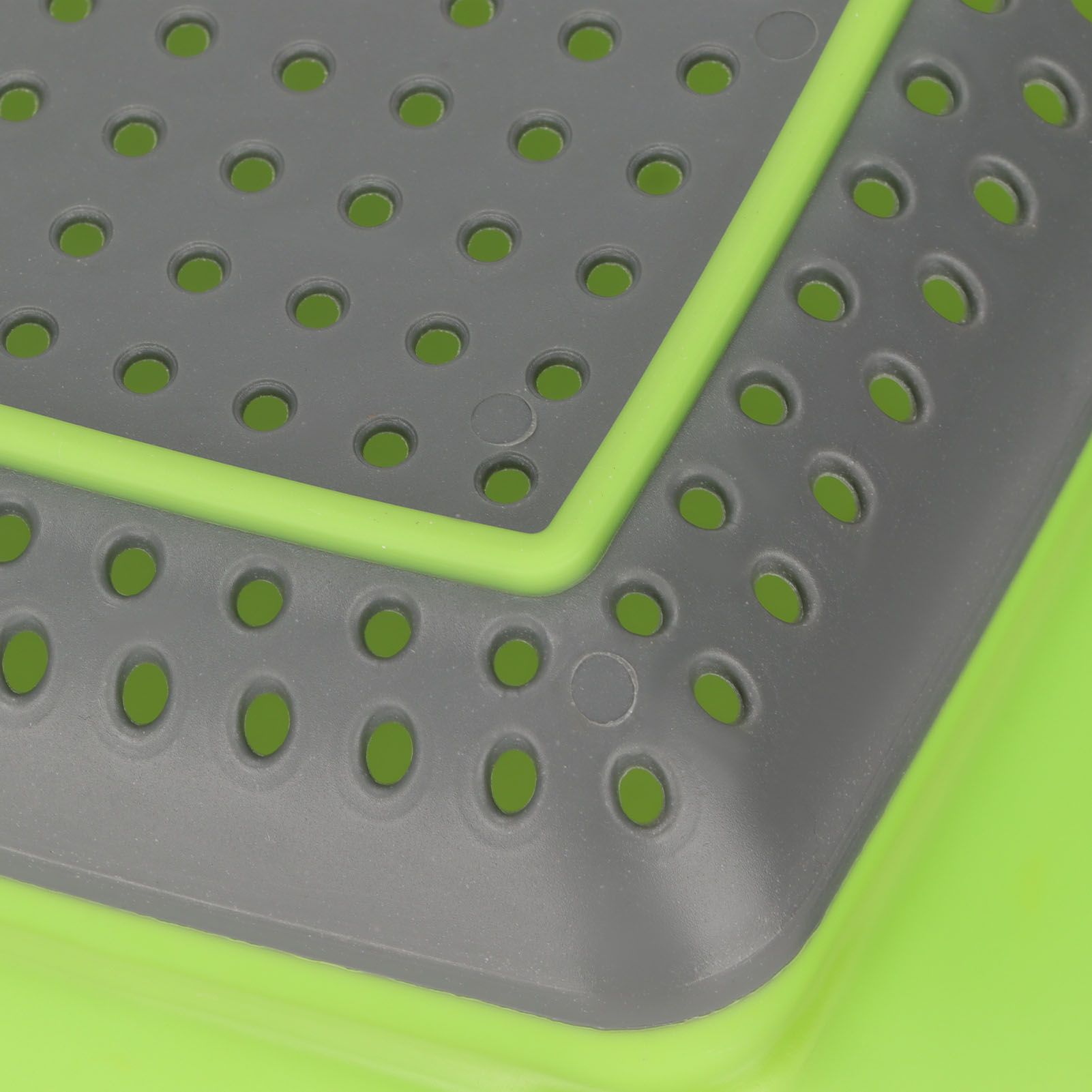 Folding Drain Basket Foldable Durable PP TPR Strong Bearing Draining Hole view 15