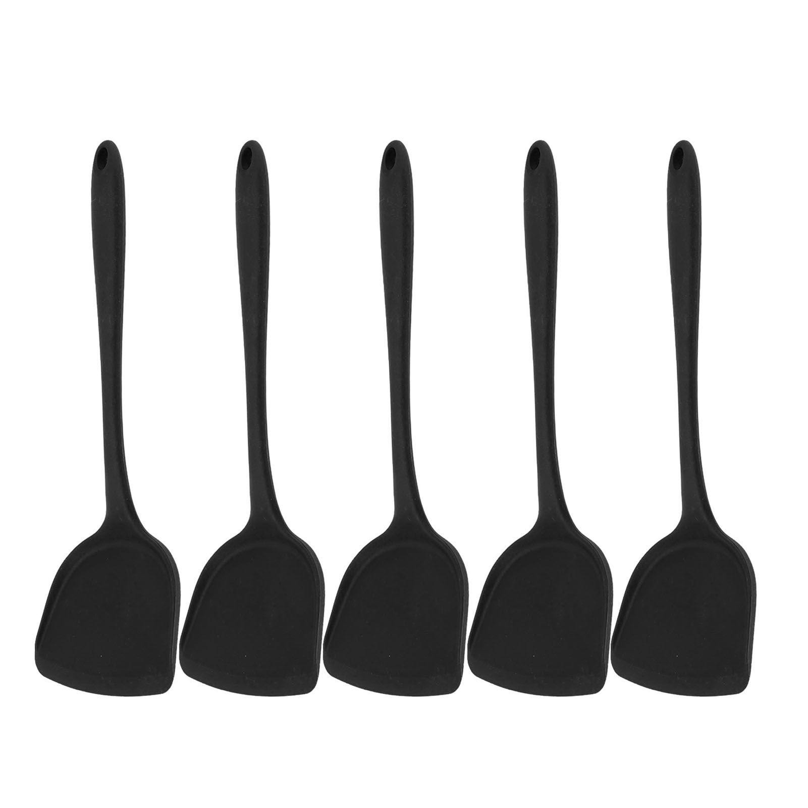 5Pcs Cooking Spatula with Hanging Hole Ergonomic Prevent Scalding Chinese view 2