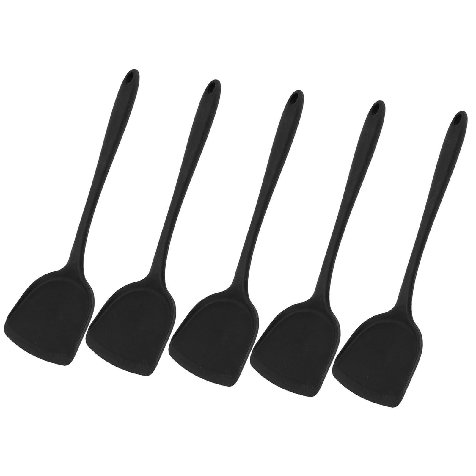 5Pcs Cooking Spatula with Hanging Hole Ergonomic Prevent Scalding Chinese view 3